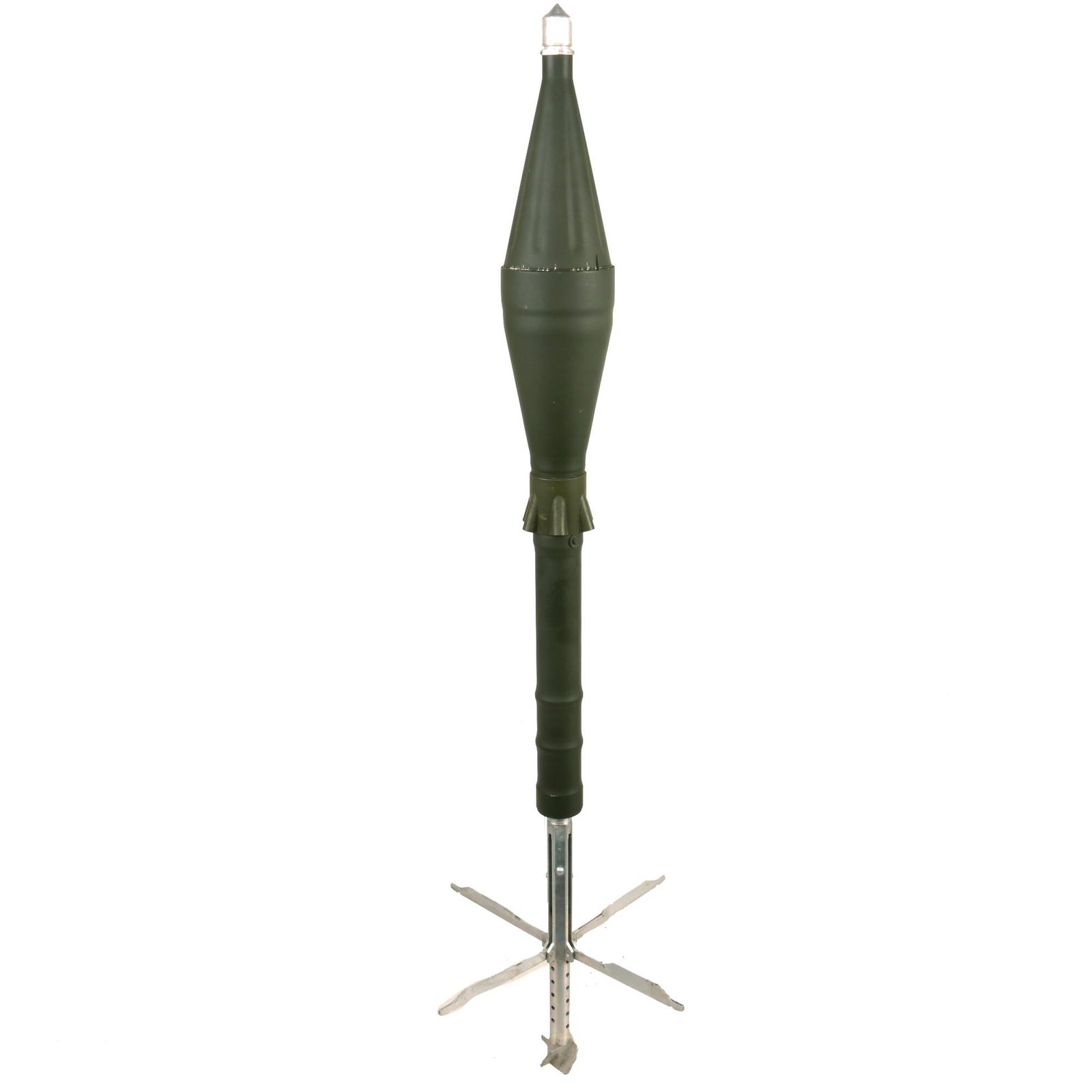 Buy Original Excellent Chinese Type 69 85mm RPG-7 Variant INERT Rocket With Fin Assembly and Chinese Markings | Original Firearms Antique For Sale