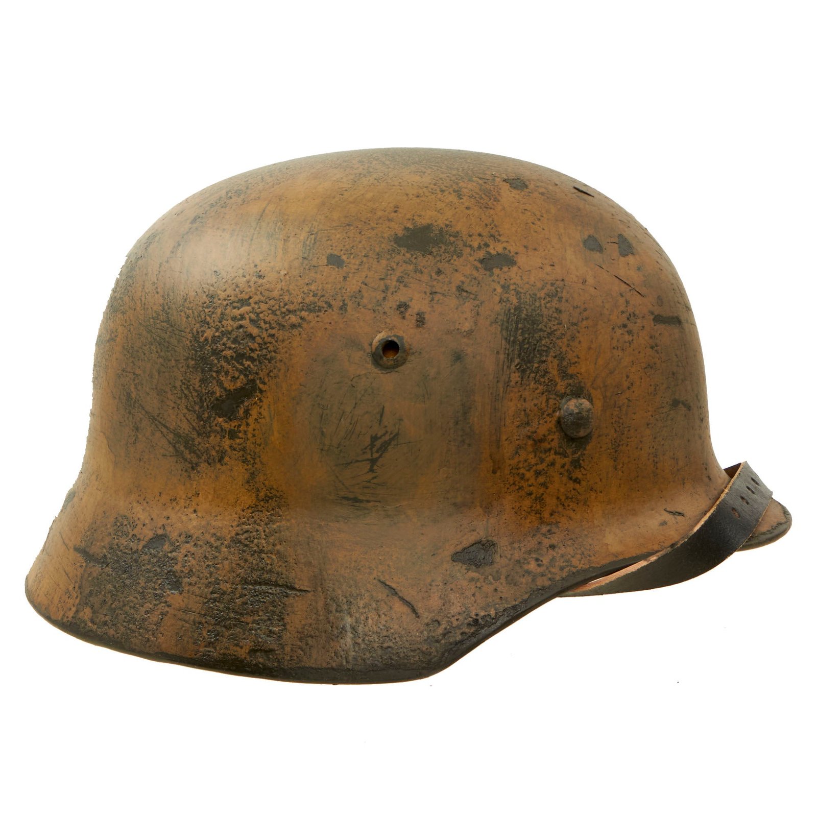 German WWII Reproduction M35 Afrika Korps 15th Panzer Division Helmet
