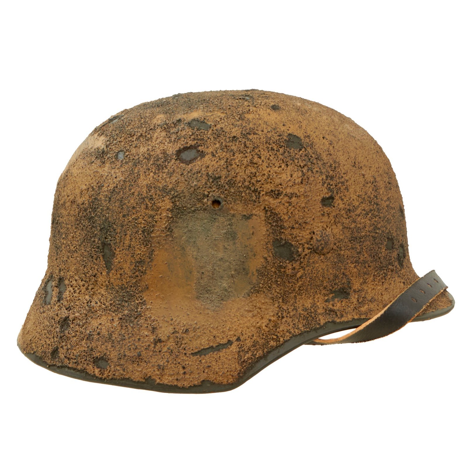 German WWII M35 Steel Helmet - Textured Afrikakorp 21st Panzer Division