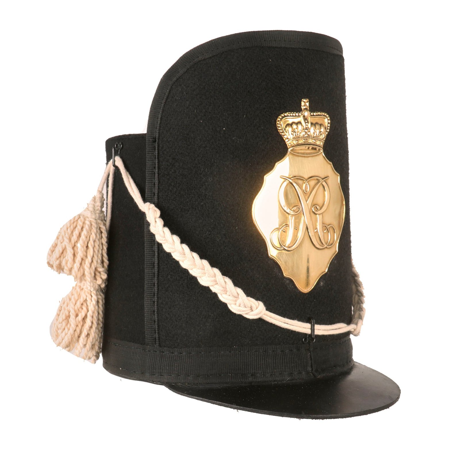 Buy British War of 1812 Era 1812 Pattern Belgic Shako as Worn by Foot Soldiers at the Battle of Waterloo | Original Firearms Antique For Sale
