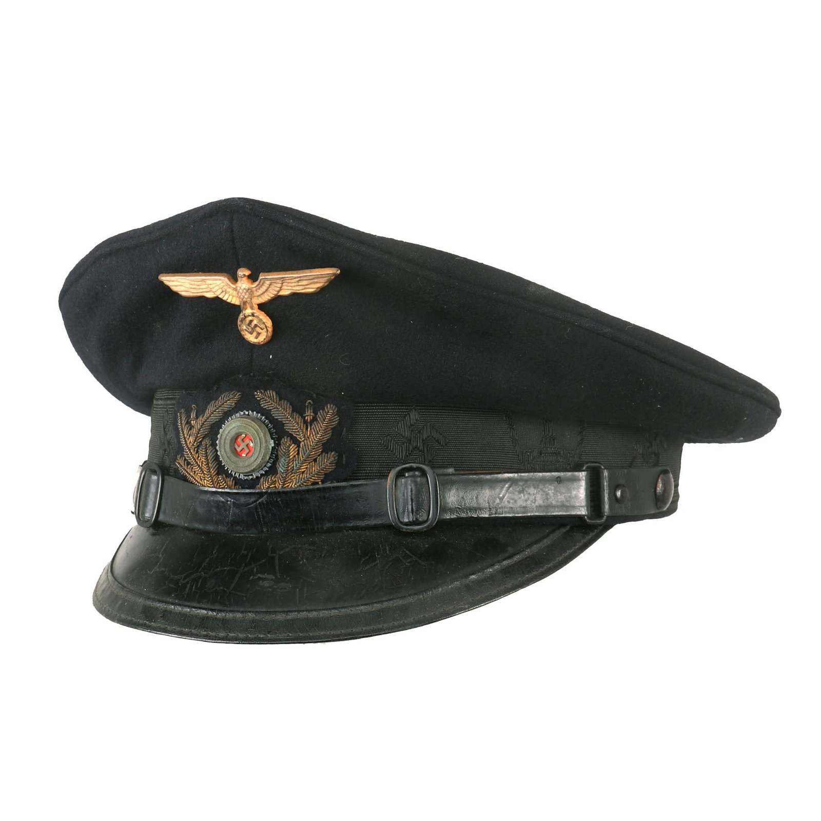 Buy Original German WWII Early DRKB National Socialist State Veterans Association Visor Cap by Carl Happe - size 57cm | Original Firearms Antique For Sale