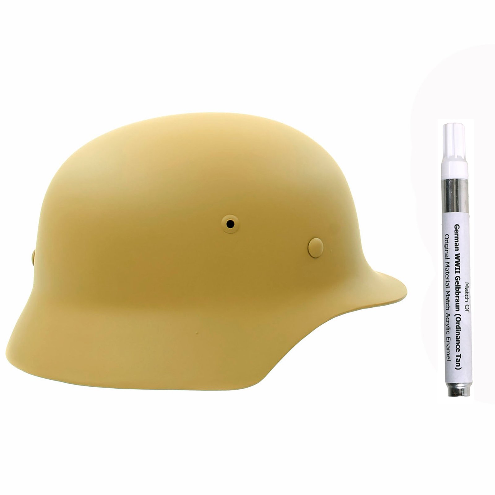 Buy Paint Pen - German WWII Helmet Tan Custom Acrylic Enamel Gelbbraun | Original Firearms Antique For Sale