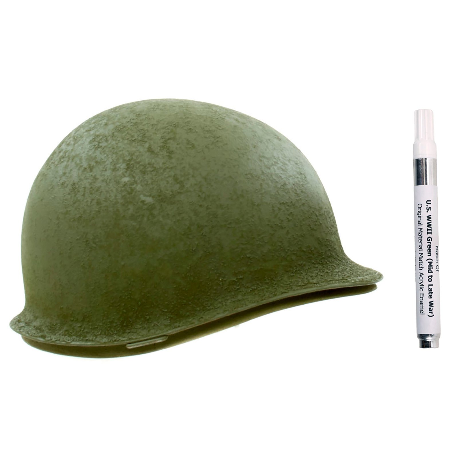 Buy Paint Pen - U.S. WWII M1 Helmet OD Green Acrylic Enamel | Original Firearms Antique For Sale