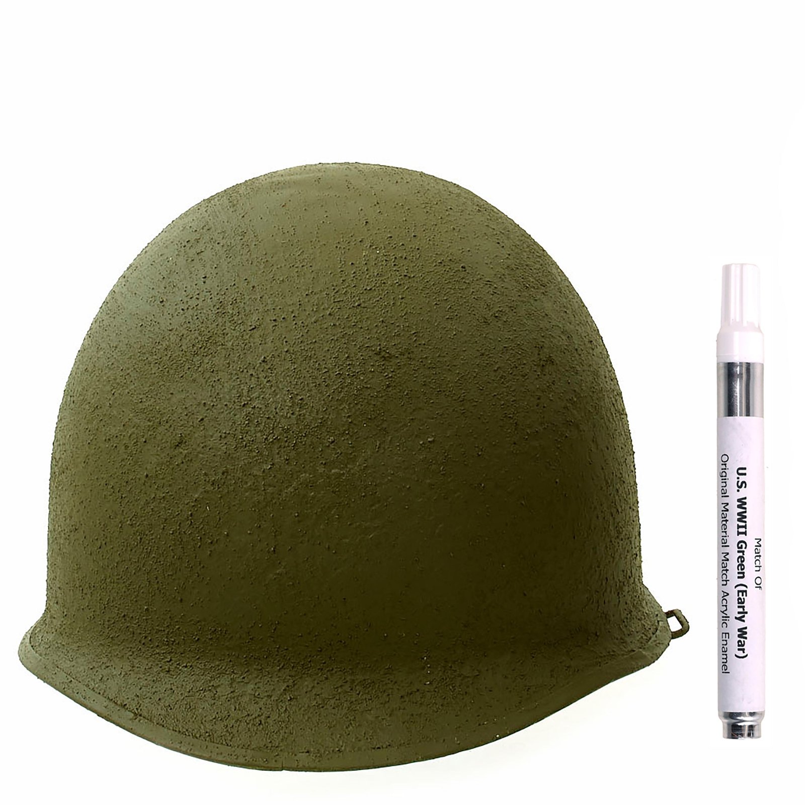 Buy Paint Pen - U.S. WWII M1 Helmet Early War OD Green Acrylic Enamel | Original Firearms Antique For Sale
