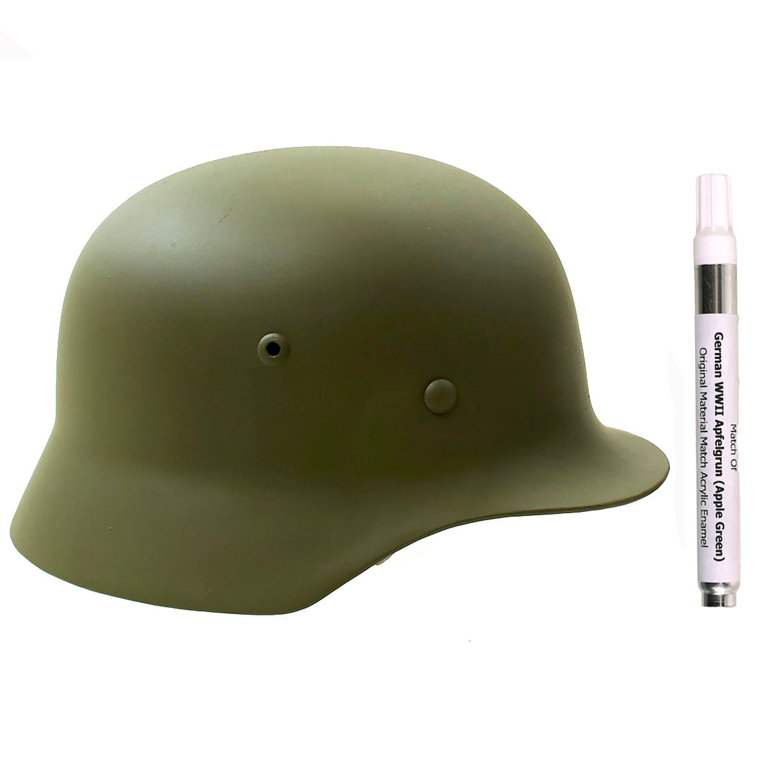 Buy Paint Pen - German WWII Apfel Grün (Apple Green) M35 Helmet Custom Acrylic Enamel Panzergrau | Original Firearms Antique For Sale