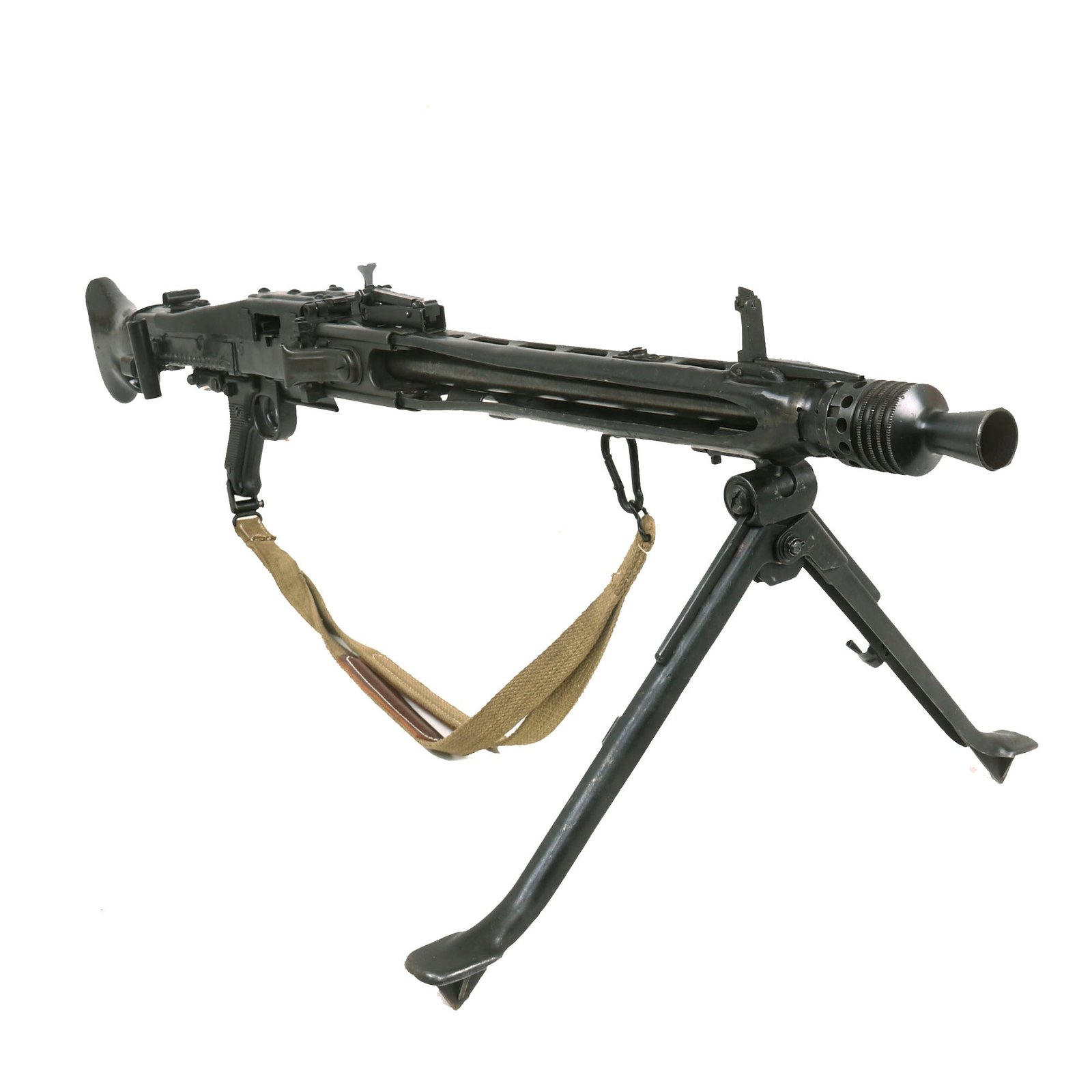 Buy Original German WWII MG 42 Display Machine Gun by MAGET with 1944 Dated Bipod and Replica Sling - made in 1944 | Original Firearms Antique For Sale