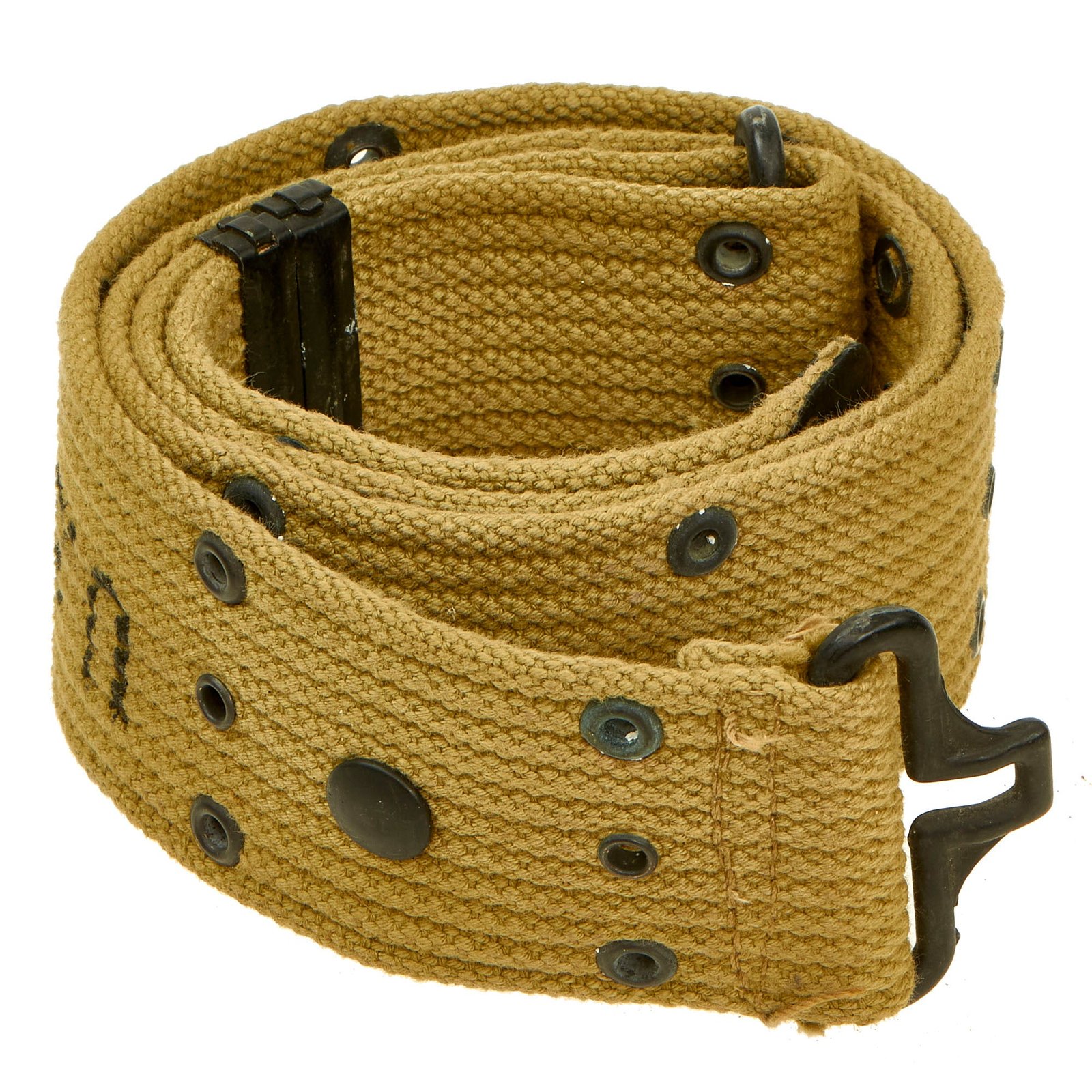 Buy Original U.S. WWII M1936 Web Pistol Belt - Unclear or Missing WWII Dates & Markings | Original Firearms Antique For Sale