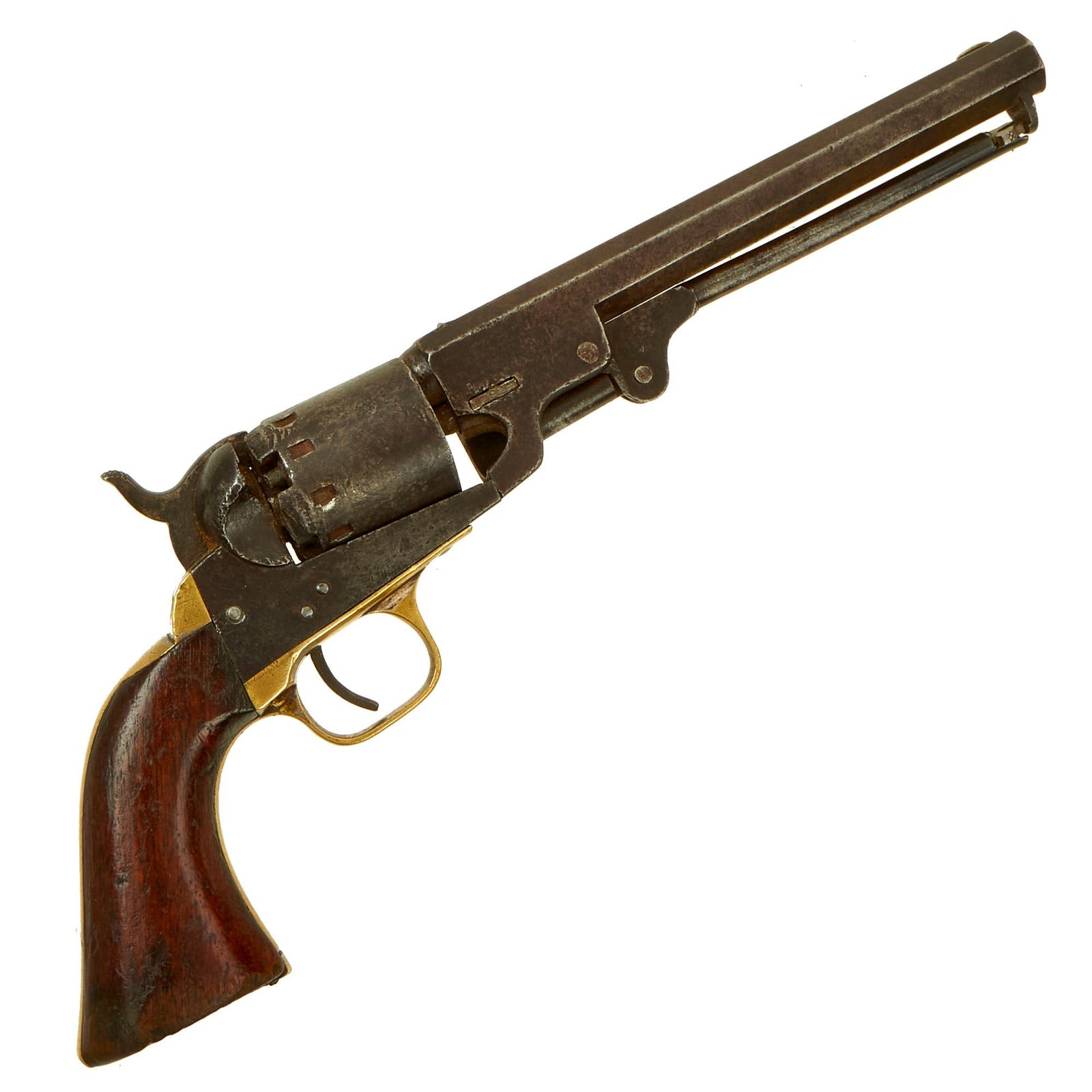 Buy Original U.S. Civil War Manhattan Firearms Series III Navy Percussion Revolver in "As Found" Condition - Serial 19816 | Original Firearms Antique For Sale