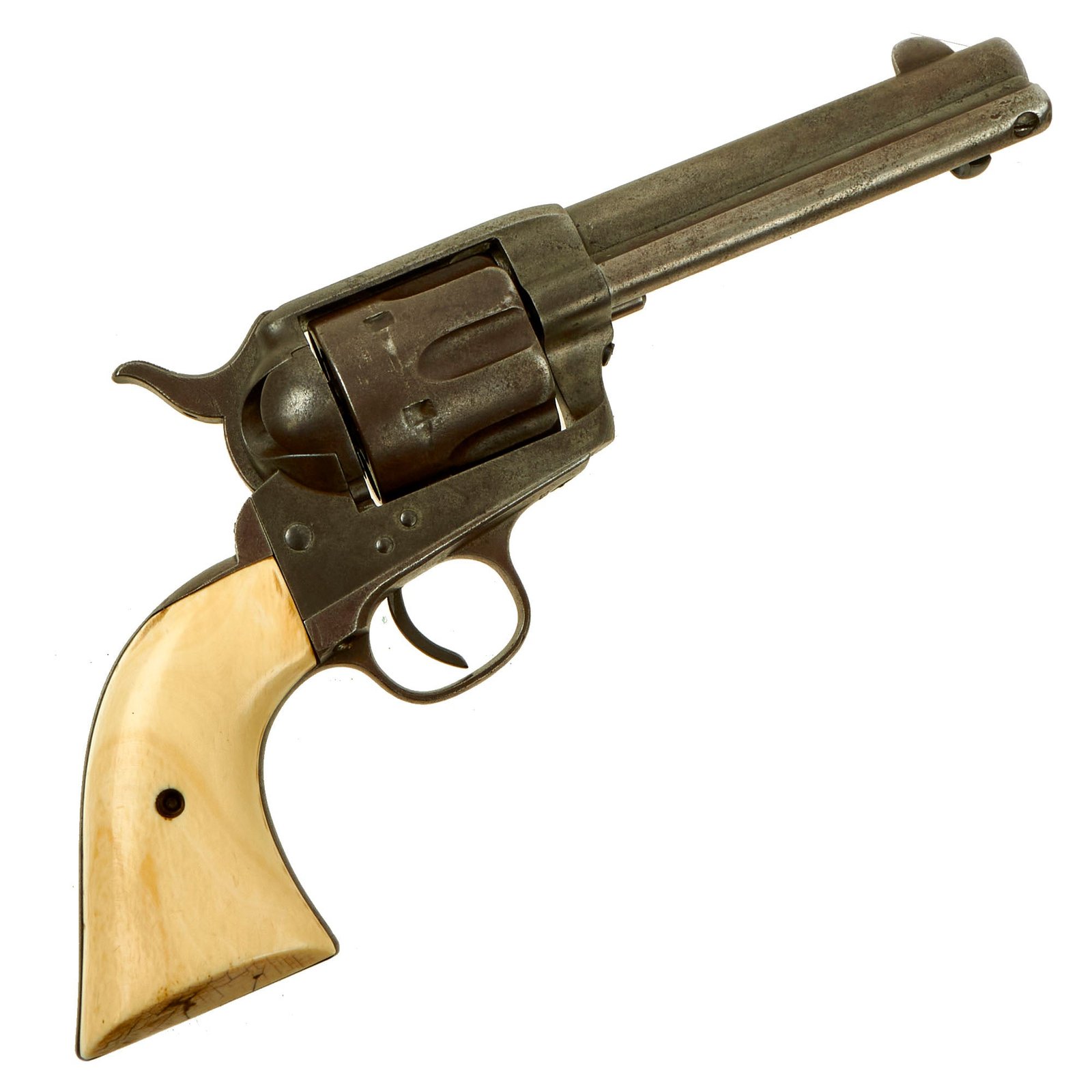 Buy Original U.S. Colt Frontier Six Shooter .44-40 Revolver made in 1893 with 4 3/4" Barrel & Ivory Grips - Serial 152657 | Original Firearms Antique For Sale