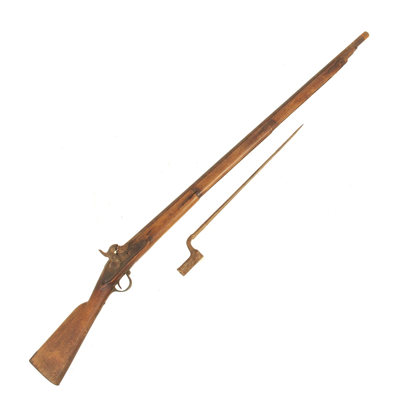 Buy Original Prussian Potsdam M1809 Percussion Converted Musket with Bayonet in Grade 2 "As Found" Condition | Original Firearms Antique For Sale