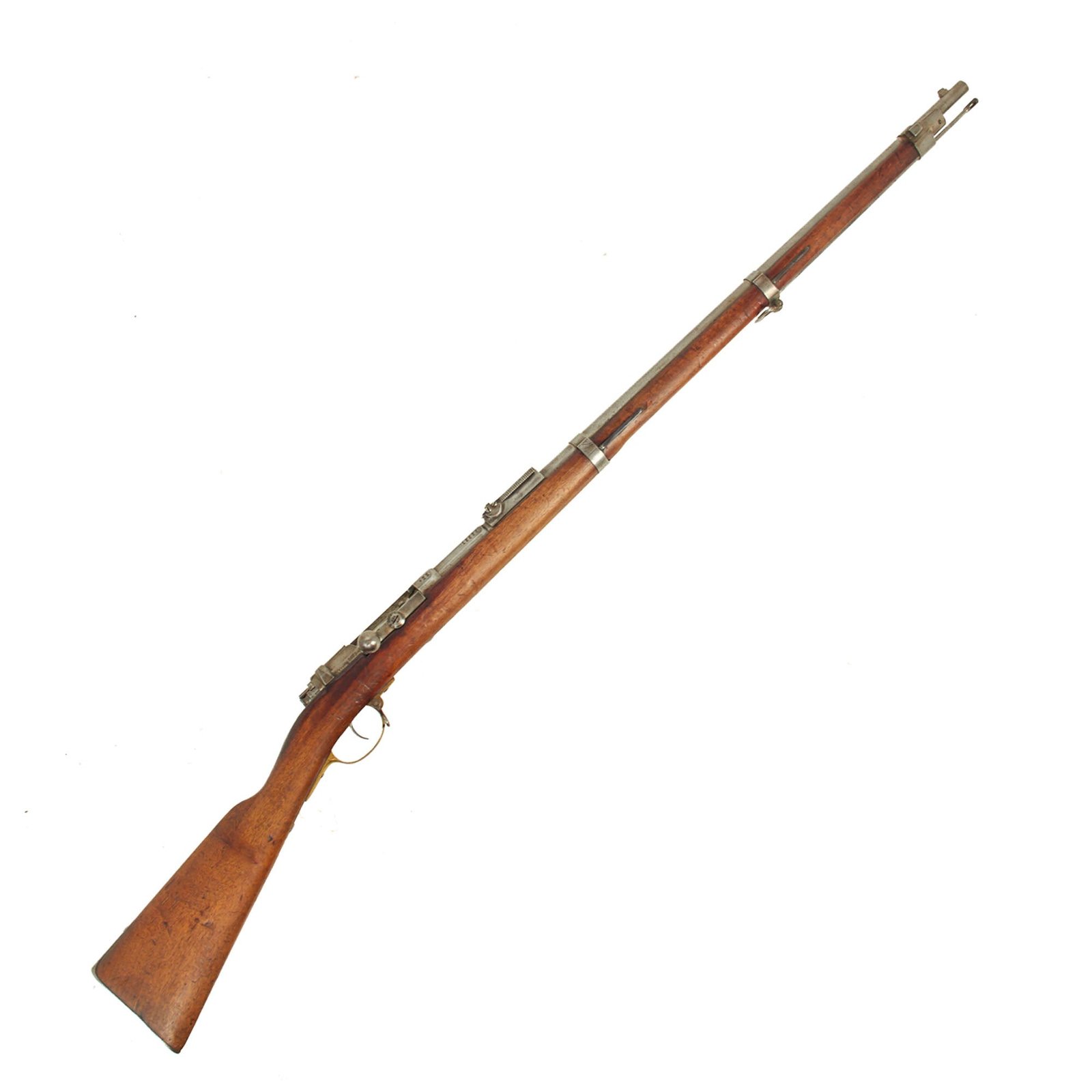 Buy Original German Mauser Model 1871 Bavarian Regt. Marked Infantry Rifle by Amberg dated 1877 - Matching Serial 389 | Original Firearms Antique For Sale