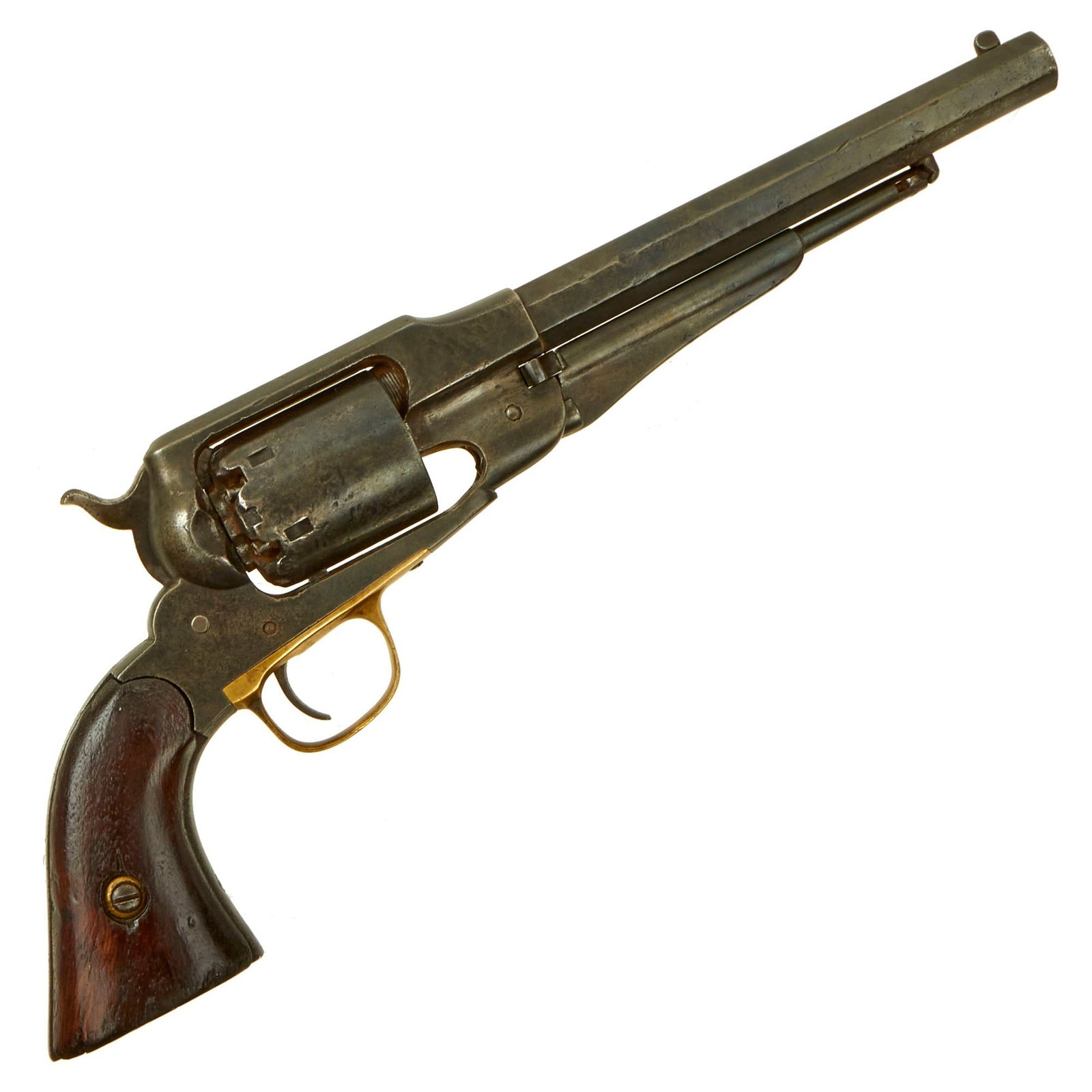 Buy Original U.S. Civil War Remington New Model 1863 Army .44cal Percussion Revolver - Serial 61187 | Original Firearms Antique For Sale