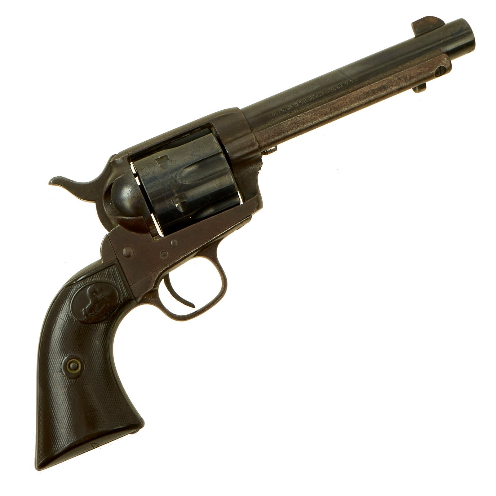 Buy Original U.S. Colt .45cal Single Action Army Revolver made in 1881 with Replaced 5 1/2" Barrel & Cylinder - Serial 66860 | Original Firearms Antique For Sale