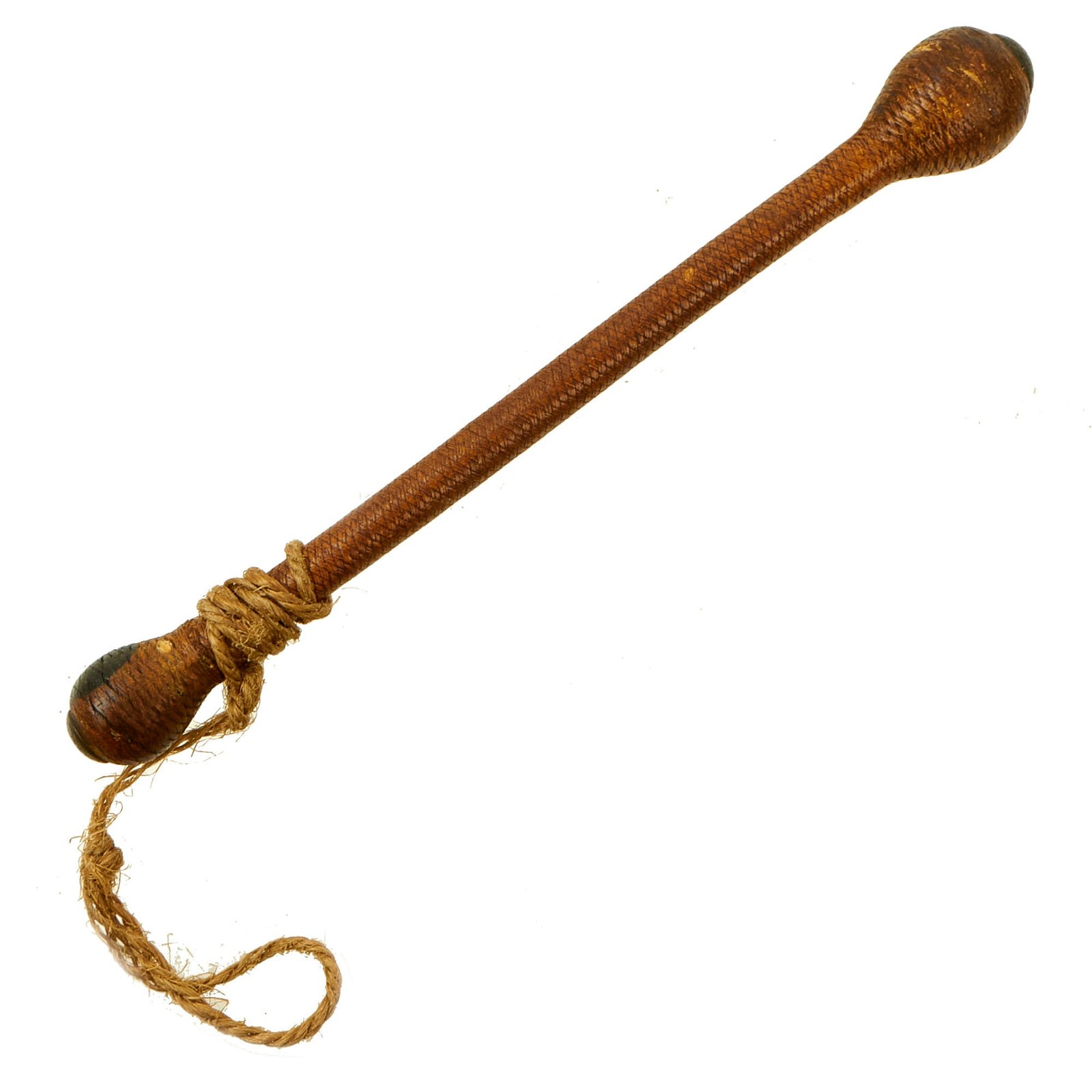 Buy Original Napoleonic Era British Royal Navy Whalebone & Lead Small Press Gang Cosh with Fully Intact Wrapping - circa 1800 | Original Firearms Antique For Sale