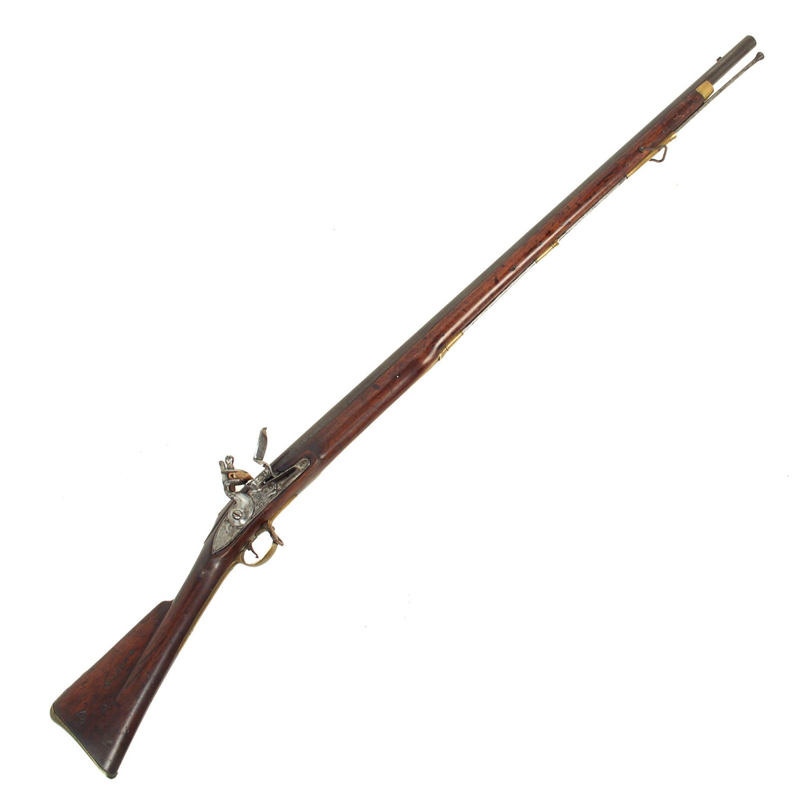 Buy Original British Napoleonic 3rd Model P-1796 Tower Brown Bess Flintlock Musket Marked to the Pool of London - dated 1800 | Original Firearms Antique For Sale