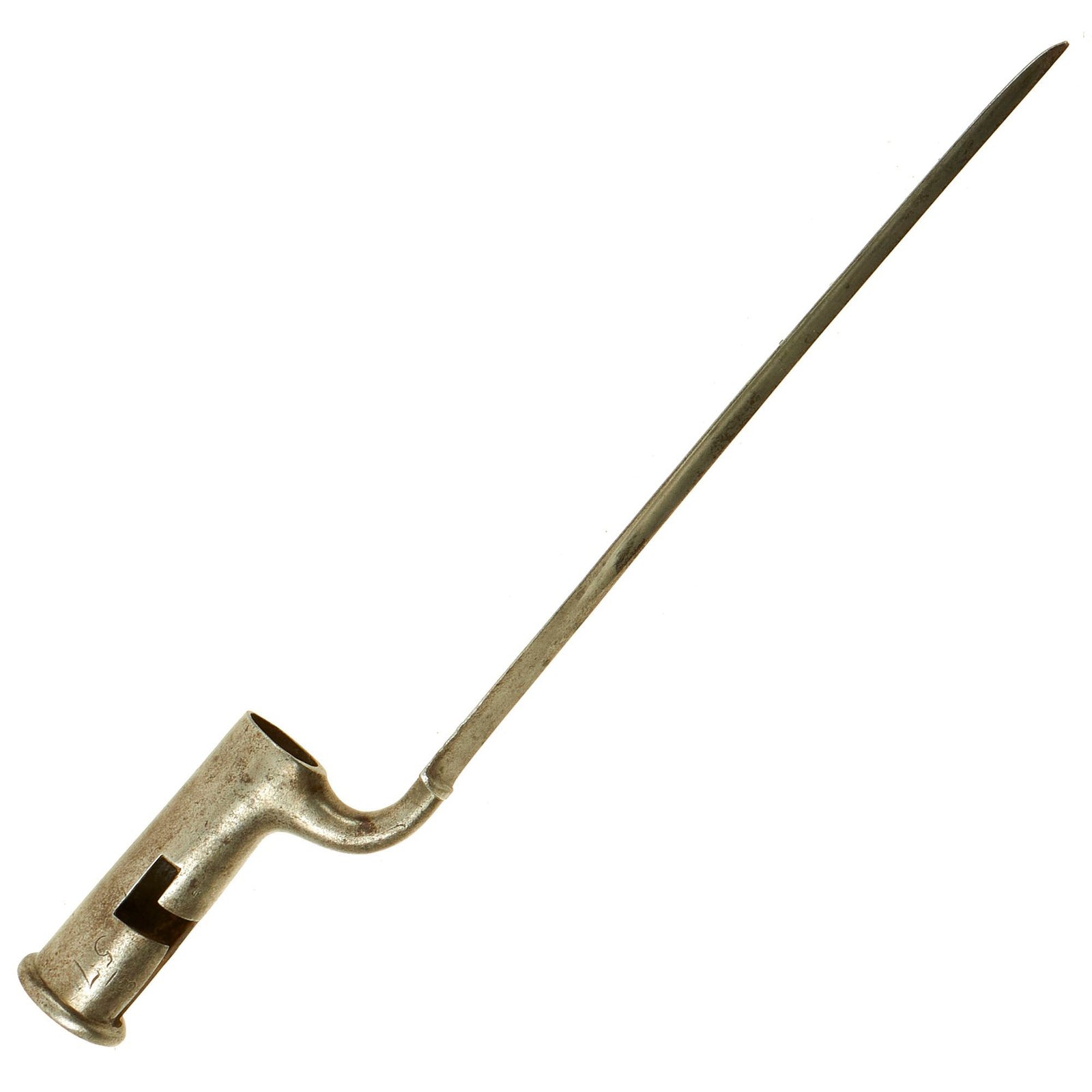 Buy Original Second French Empire Crimean War Era M1754 Cadet or Officers’ Fusil Socket Bayonet | Original Firearms Antique For Sale