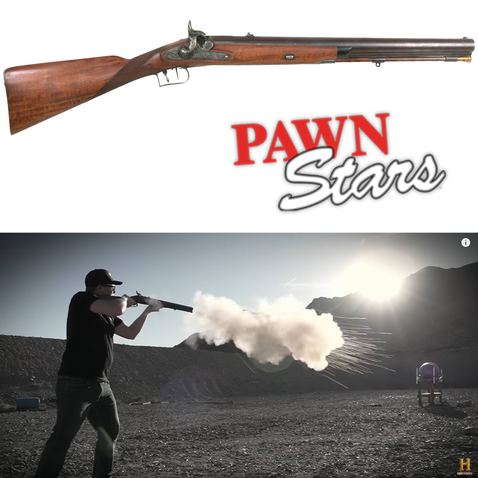 Buy Original British 4 Bore Big Game Percussion Rifle by W. Richards Circa 1855 - HUGE 1 Inch Bore - As Seen on History Channel Pawn Stars | Original Firearms Antique For Sale
