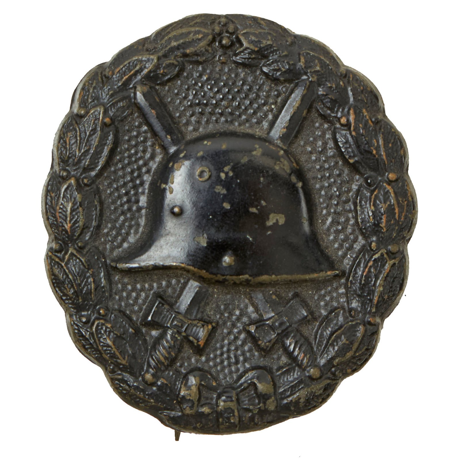 Buy Original Imperial German WWI Hollow Back Black Wound Badge - Verwundetenabzeichen in Black | Original Firearms Antique For Sale