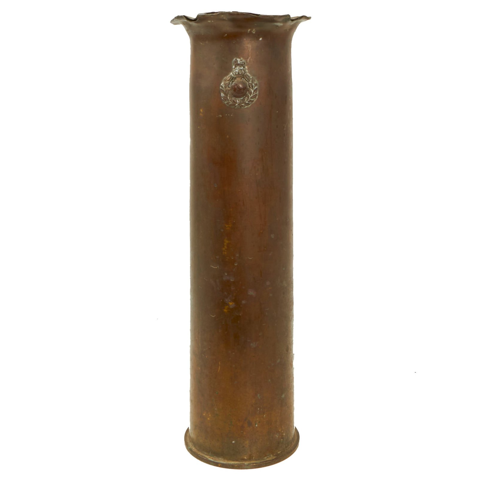 Buy Original British WWII Royal Marines Trench Art Ashtray Mk IV Naval Shell - 1941 Dated | Original Firearms Antique For Sale