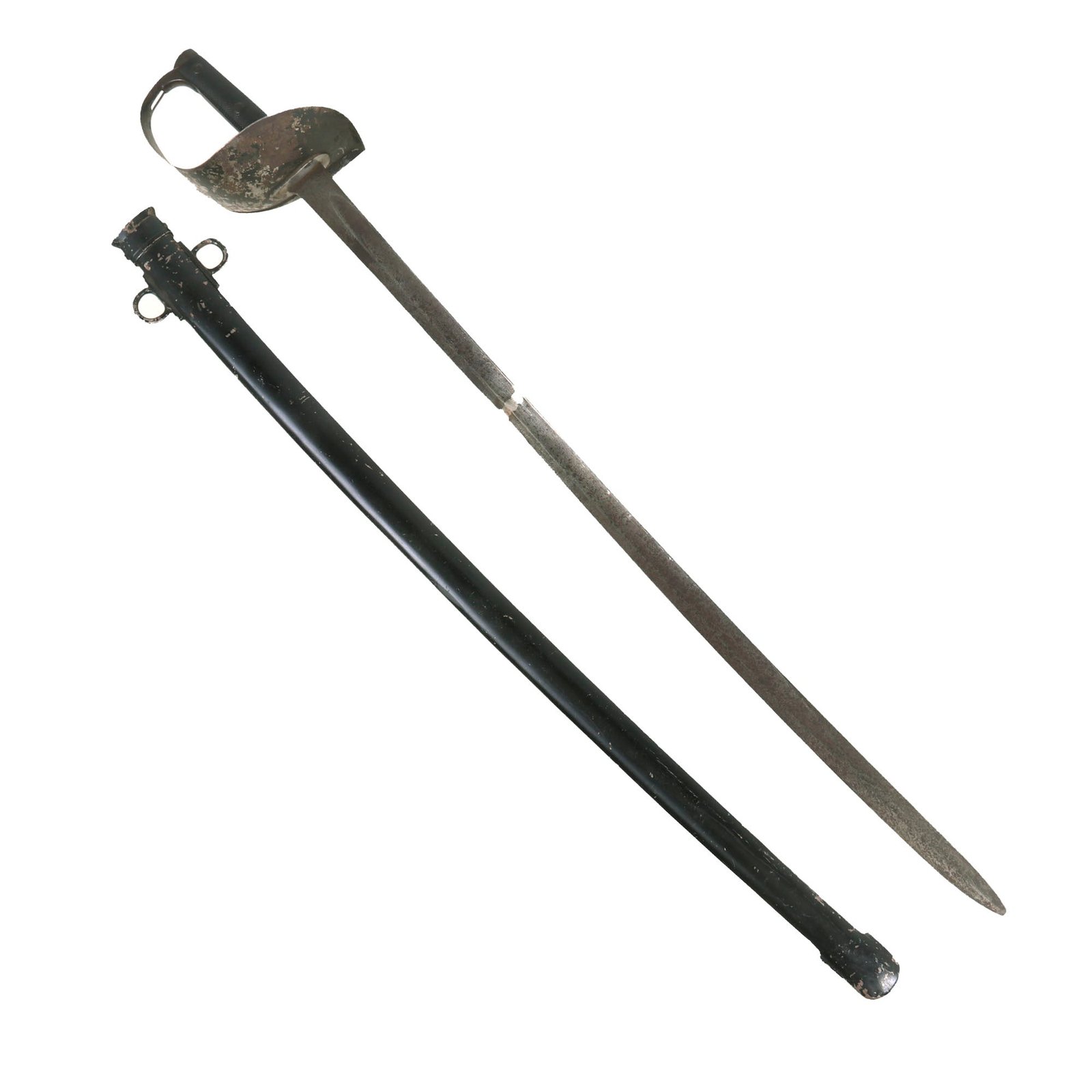 Buy Original British P-1899 Cavalry Sword with Steel Scabbard by RSAF Enfield - Dated 1901 | Original Firearms Antique For Sale
