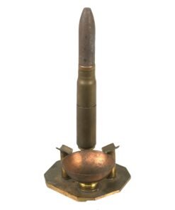 Buy Original British WWII Brass Lighter & Ashtray Trench Art Made from Inert RAF Ammunition | Original Firearms Antique For Sale