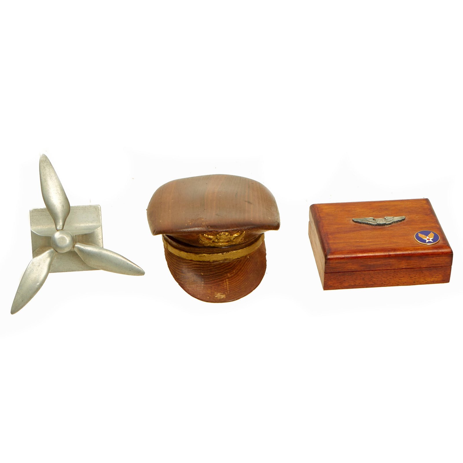 Buy Original U.S. WWII US Army Air Forces Desktop Accessories Grouping - 3 Items | Original Firearms Antique For Sale
