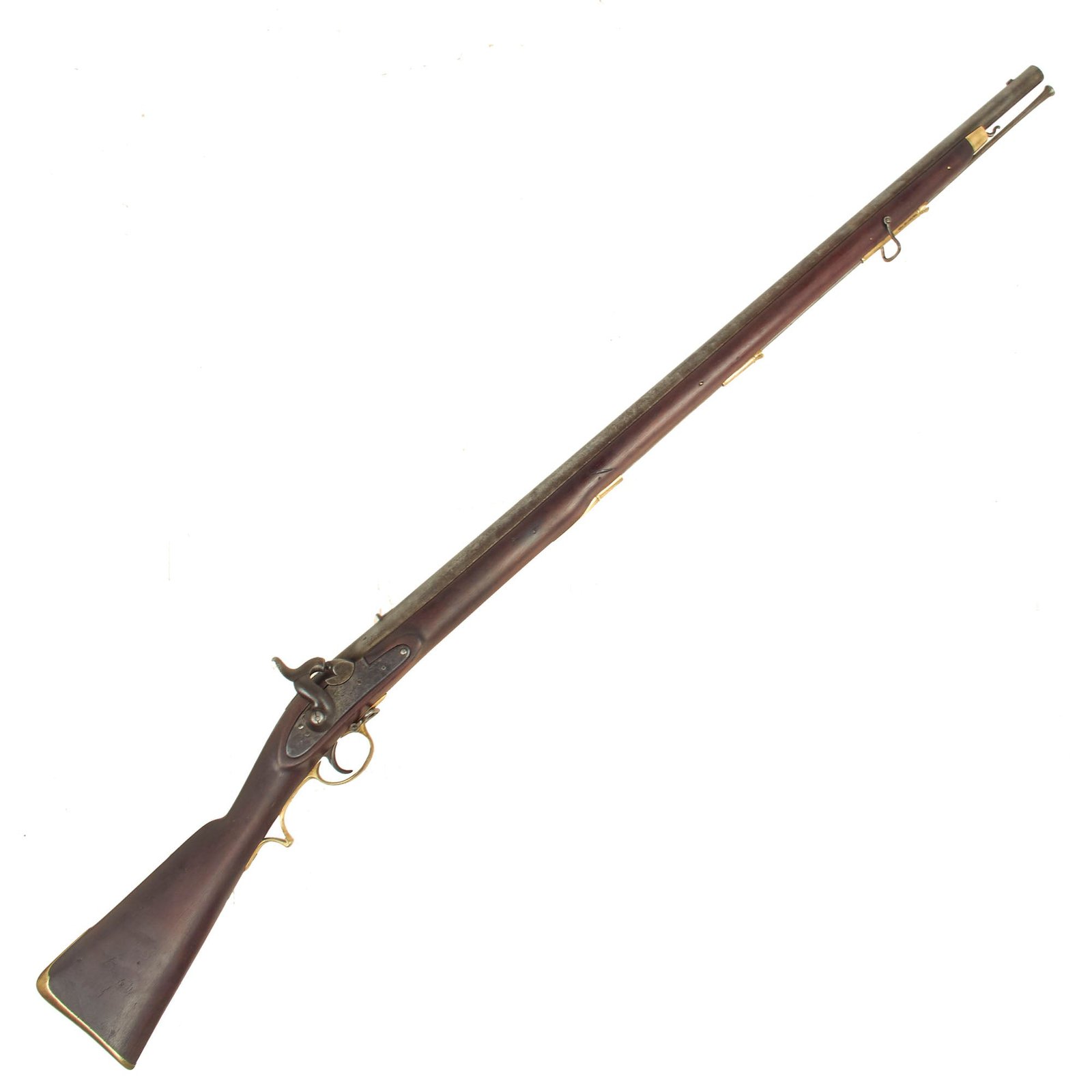 Buy Original Rare British Made East India Company Model D Percussion Musket with British Proofs - circa 1841-42 | Original Firearms Antique For Sale