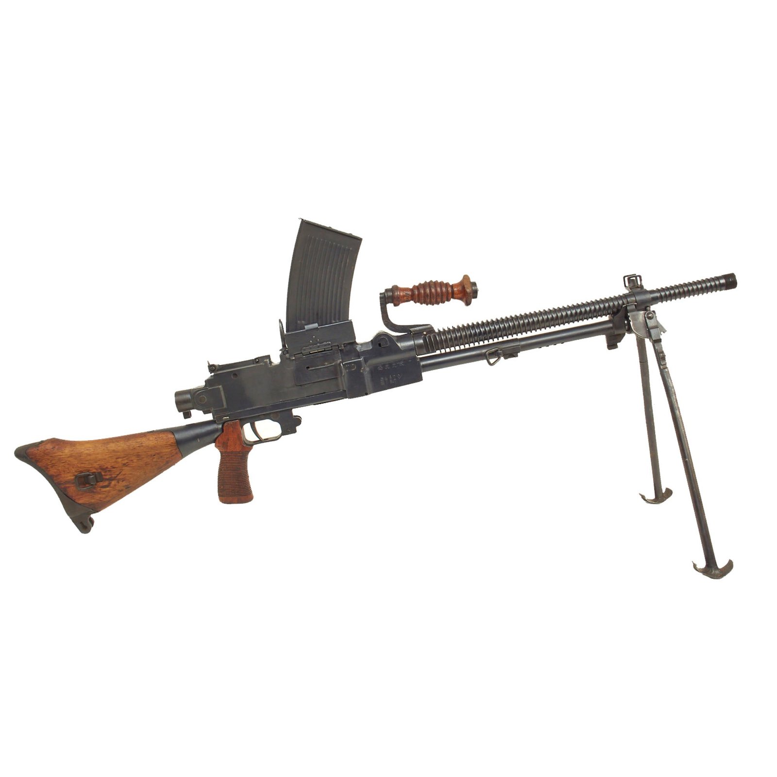 Buy Original WWII Imperial Japanese 1943 Dated Type 99 Display Light Machine Gun with Live Barrel & Op. Rod. - Matching Serial 4870 | Original Firearms Antique For Sale