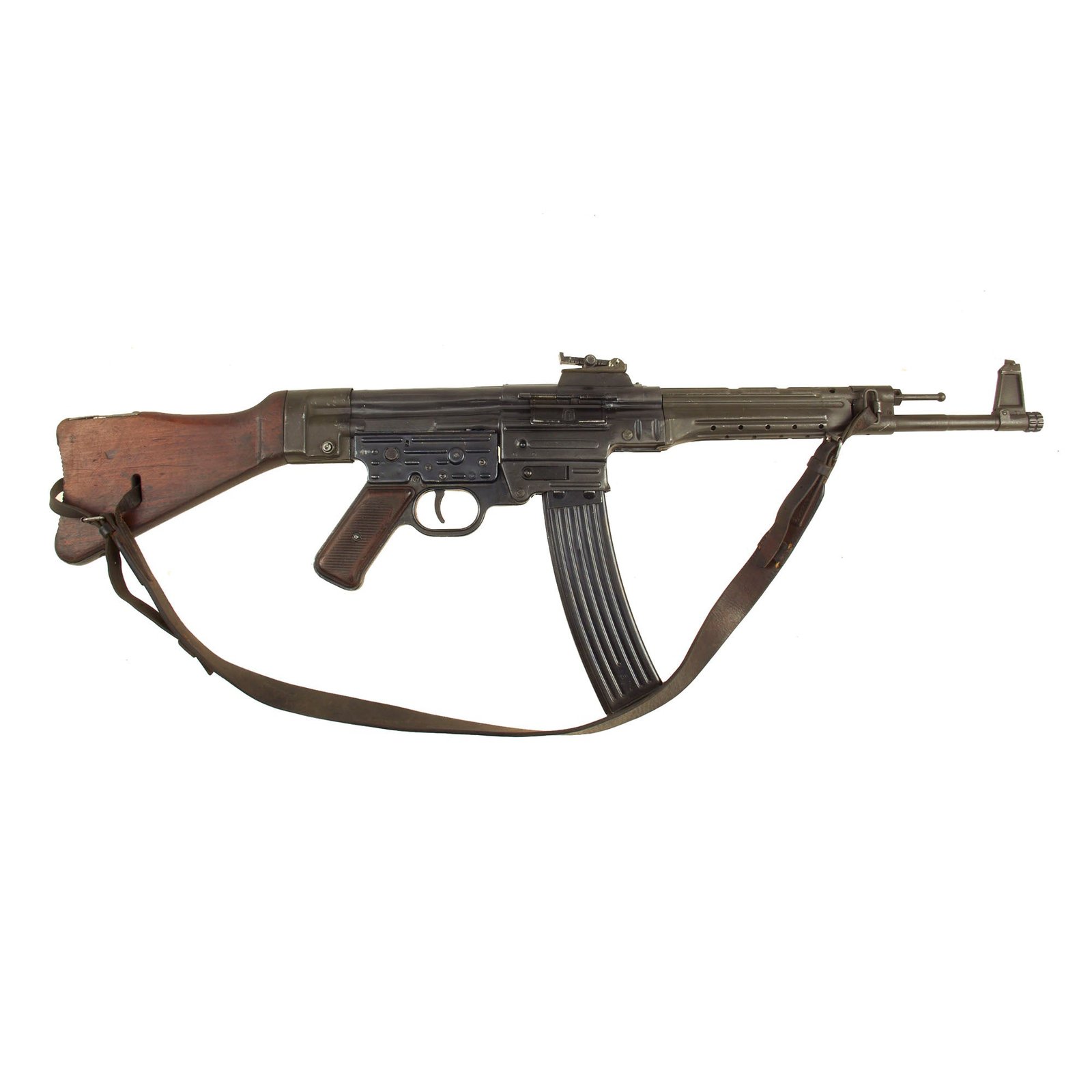 Buy Original German WWII MP44 STG 44 Sturmgewehr Demilled Receiver Display Gun with Live Barrel, Magazine & Post War Sling - Dated 1944 | Original Firearms Antique For Sale
