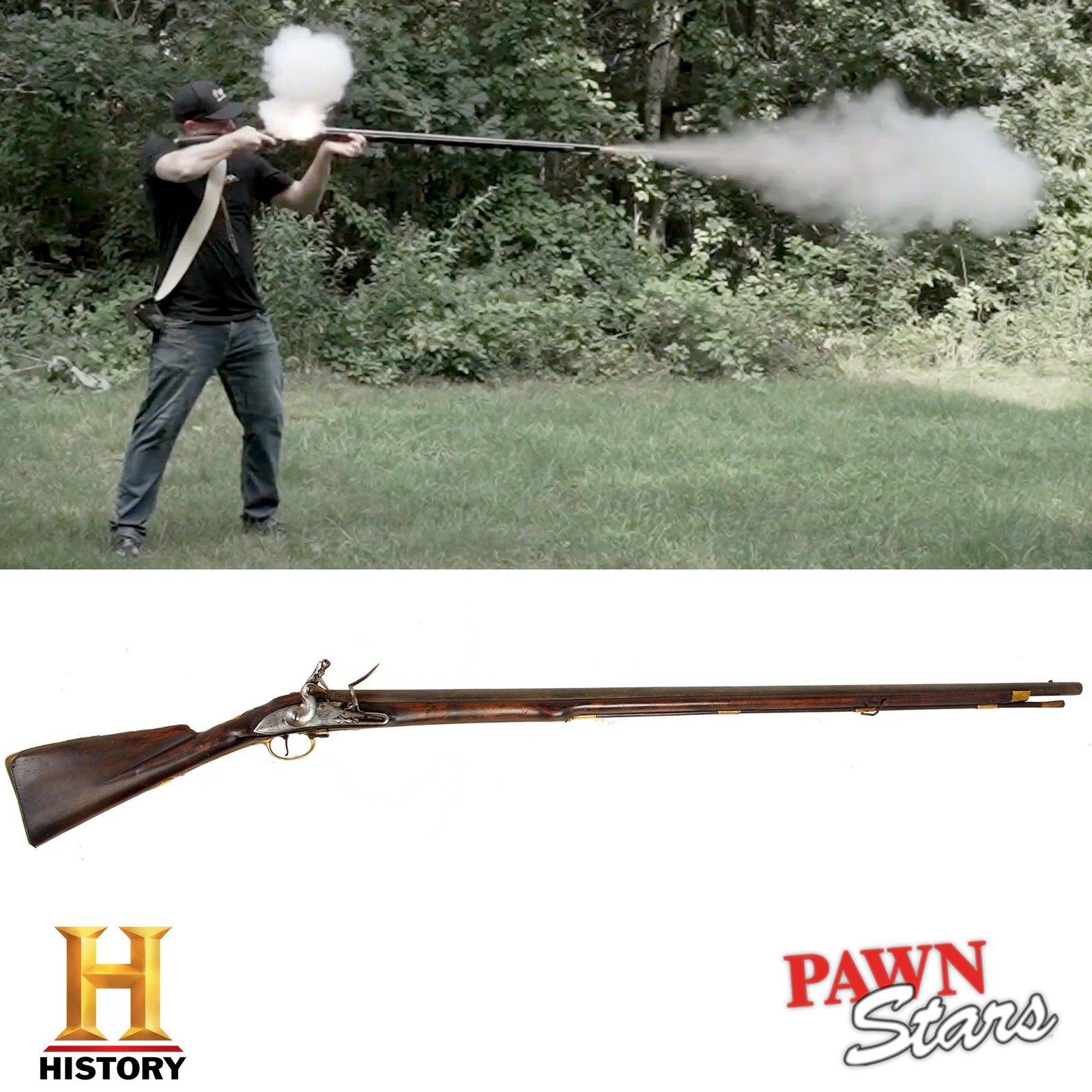 Buy Original Revolutionary War Era British Long Land Pattern Brown Bess Musket Marked to the 43rd Regiment of Foot - As used at the Battle of Lexington and Concord - Jordan 1747 - As Seen on History Channel Pawn Stars | Original Firearms Antique For Sale