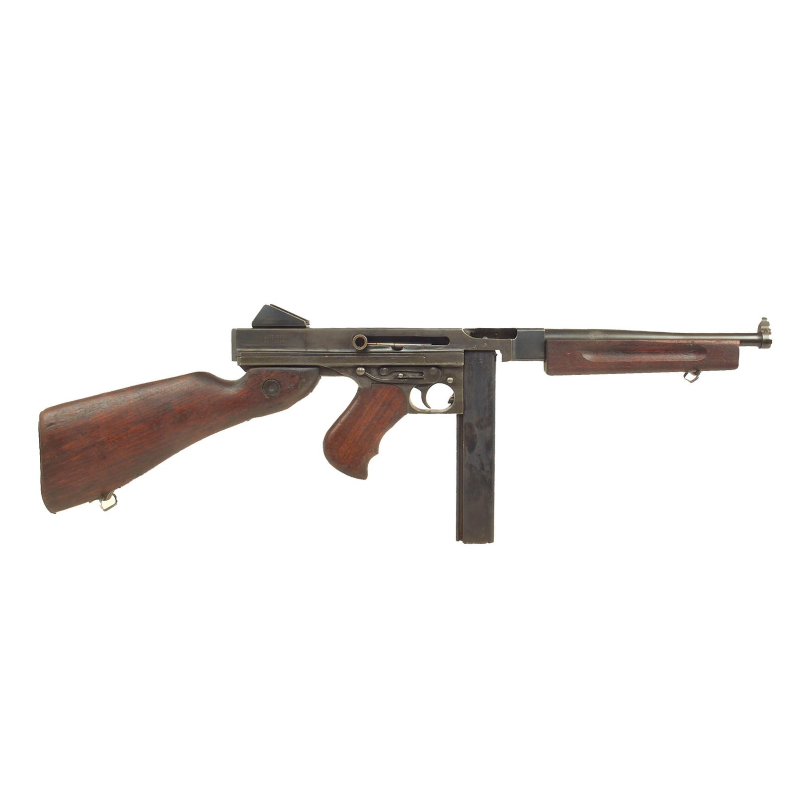 Buy Original U.S. WWII Thompson M1A1 Display Submachine Gun by Auto Ordnance Serial 12097 - Original WWII Parts | Original Firearms Antique For Sale