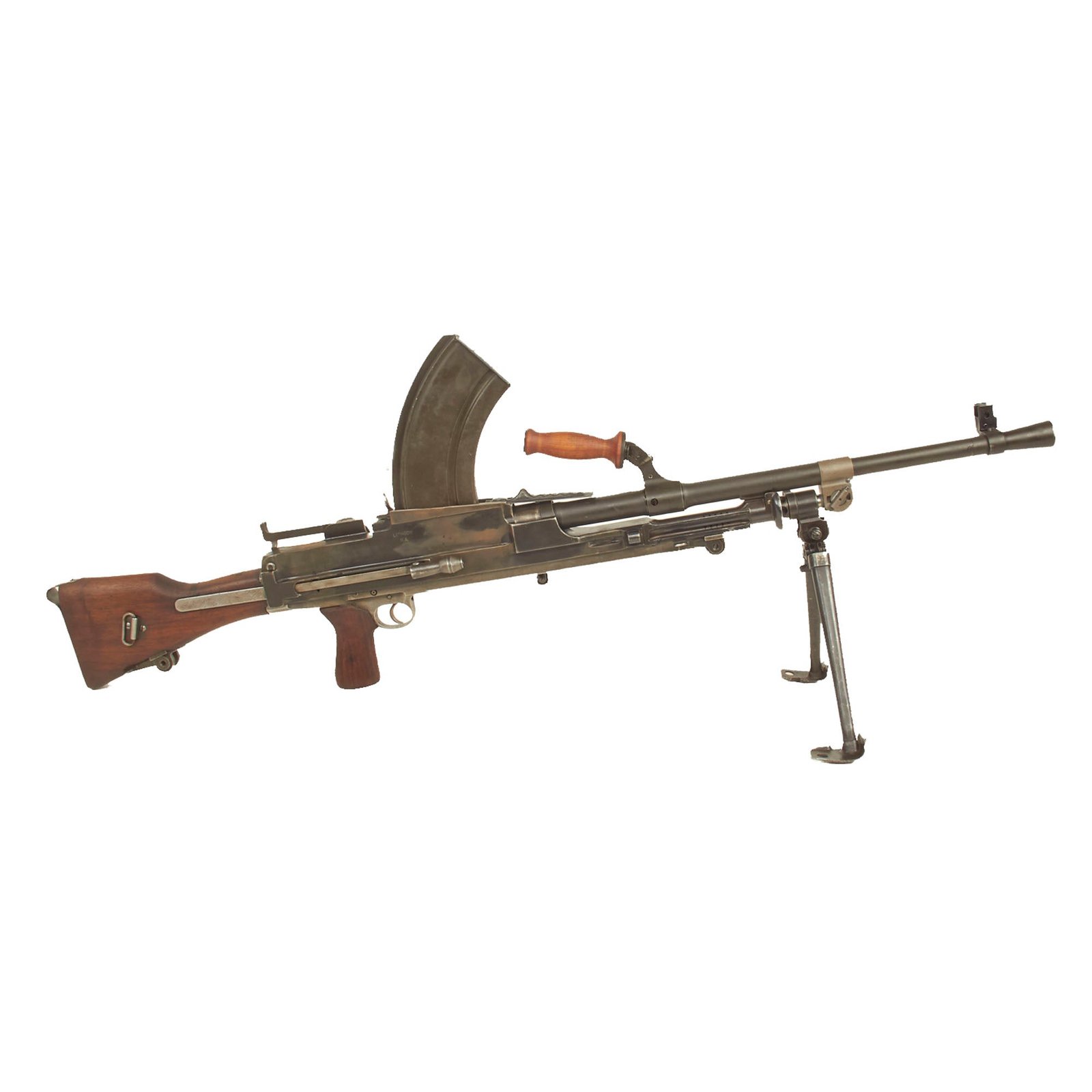 Buy Original WWII 1942 Dated British Bren MkI* Display Light Machine Gun by Lithgow Arsenal Serial A6251 with Live Barrel & Magazine | Original Firearms Antique For Sale