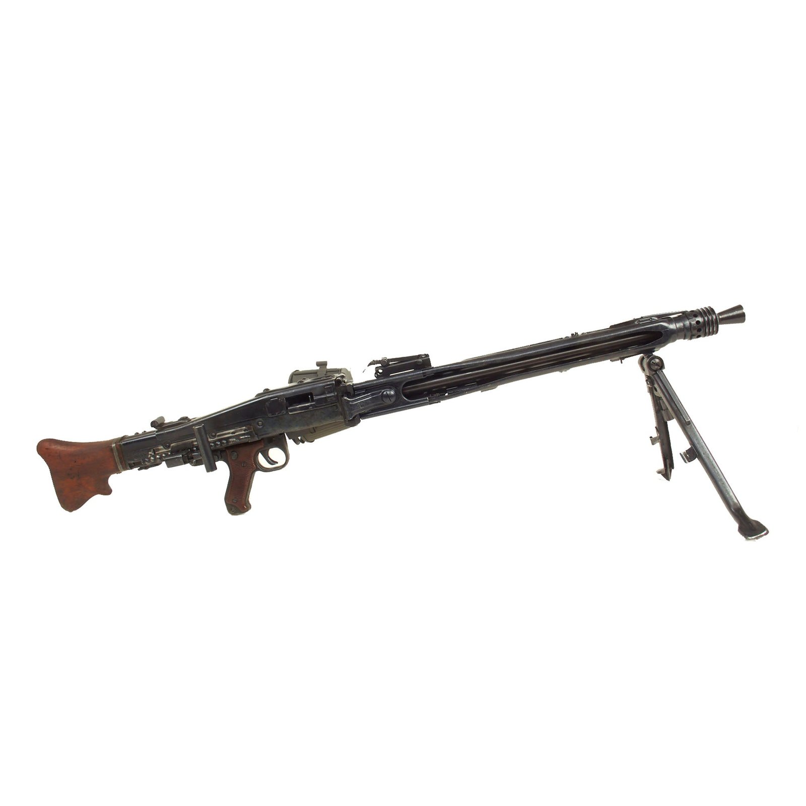 Buy Original German WWII MG 42 Display Machine Gun by Gustloff-Werke with Belt Drum & Bipod - made in 1944 | Original Firearms Antique For Sale