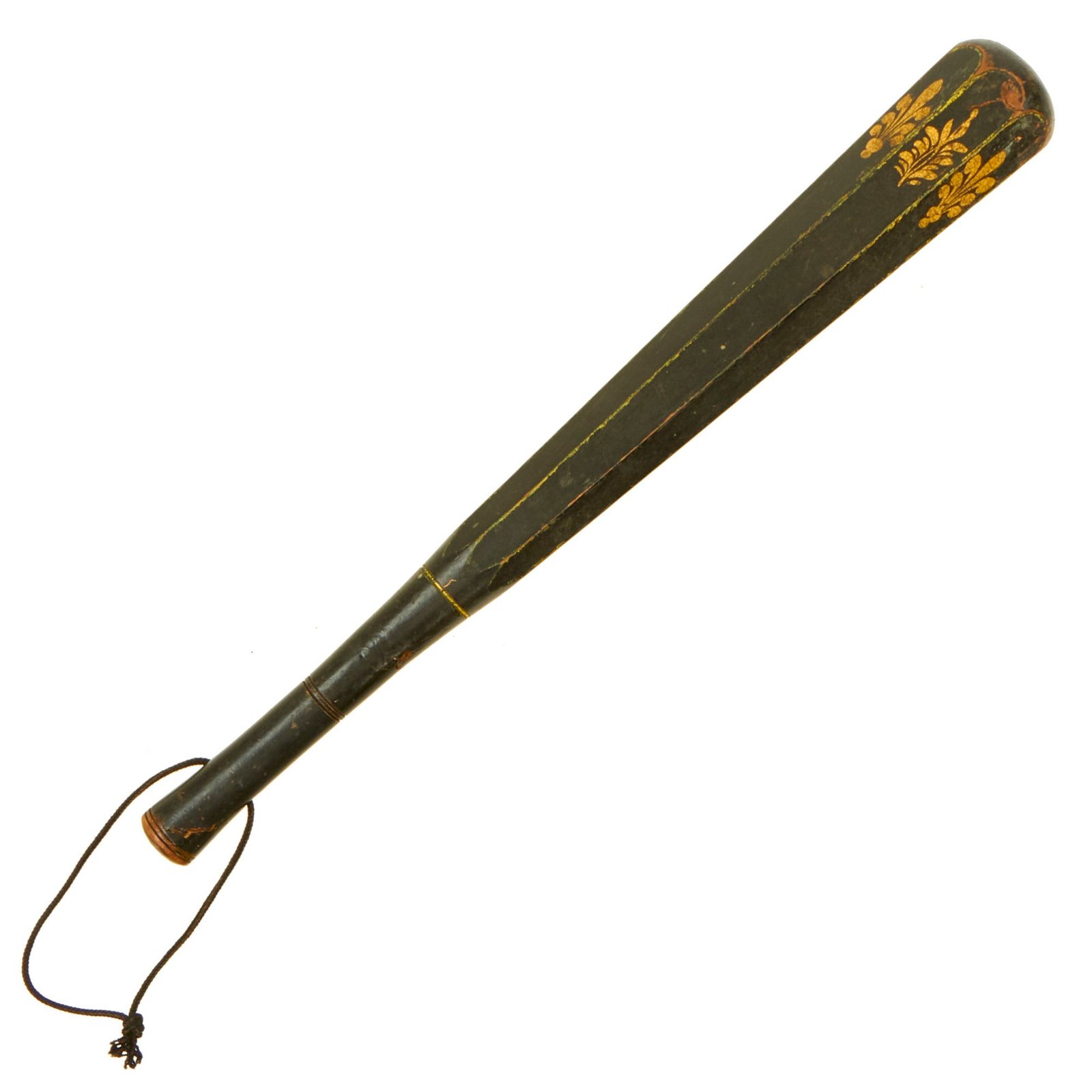 Buy Original British Victorian Painted Octagonal Bobby Police Truncheon c.1870 | Original Firearms Antique For Sale