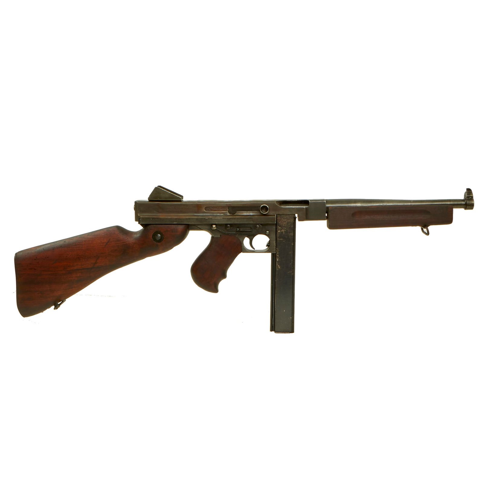 Buy Original U.S. WWII Thompson M1 Display Submachine Gun by Auto Ordnance Serial NO. 326299 - Original WWII Parts | Original Firearms Antique For Sale