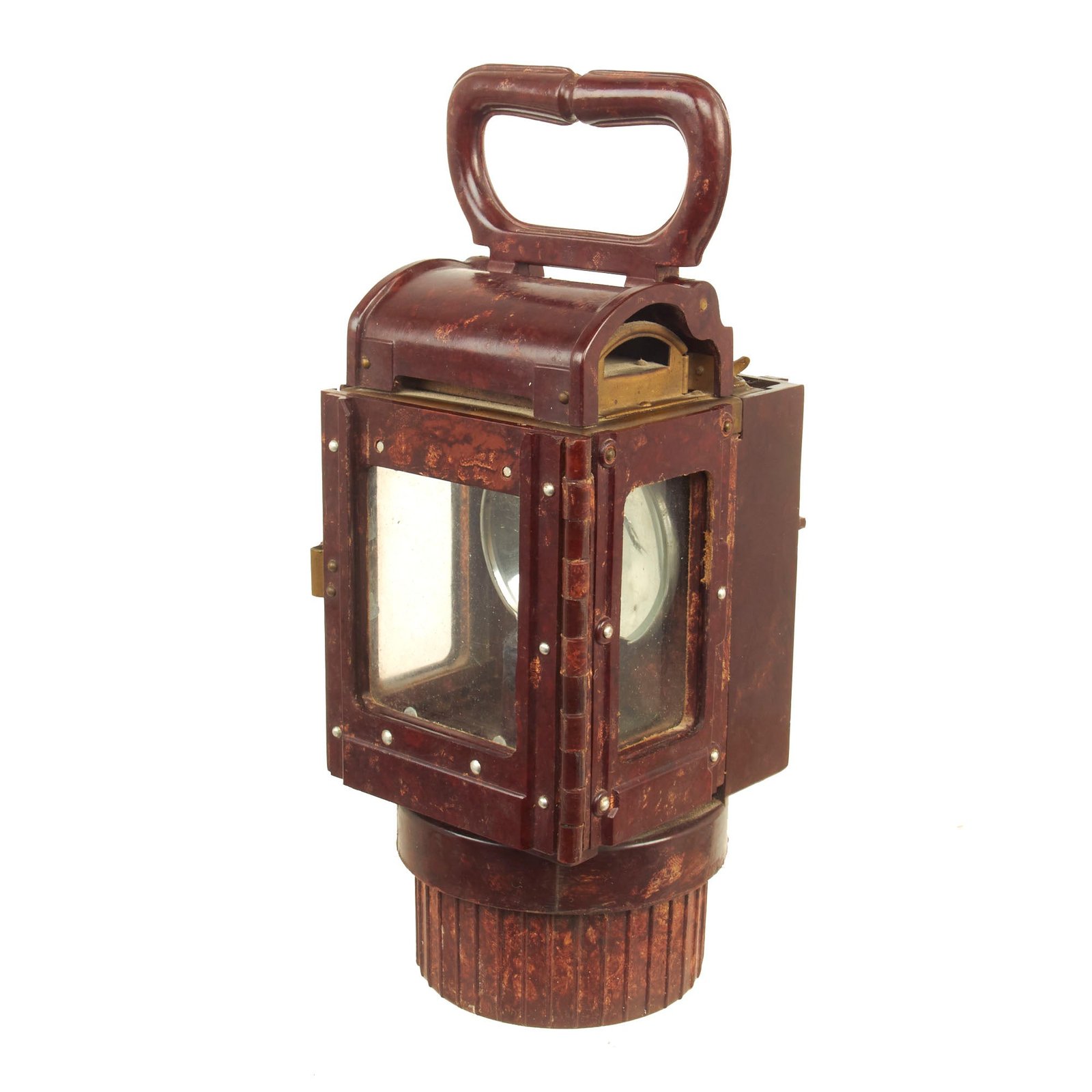 Buy Original German WWII Bakelite Military Issue Carbide Trench Lantern - Waffenamt (WaA) Marked | Original Firearms Antique For Sale