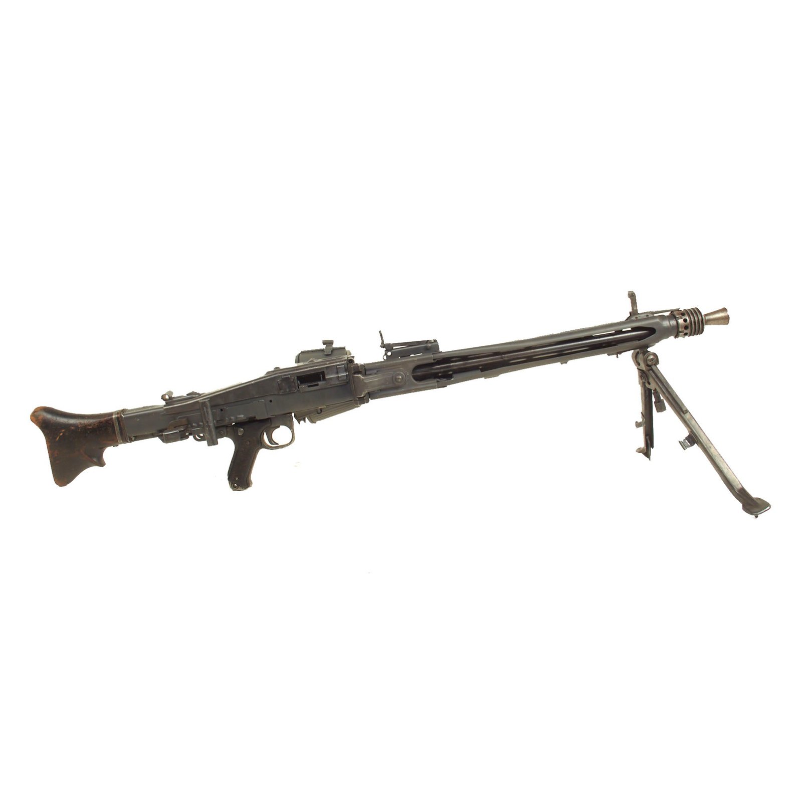 Buy Original German WWII MG 42 Display Machine Gun with Basket Belt Carrier and Bipod | Original Firearms Antique For Sale