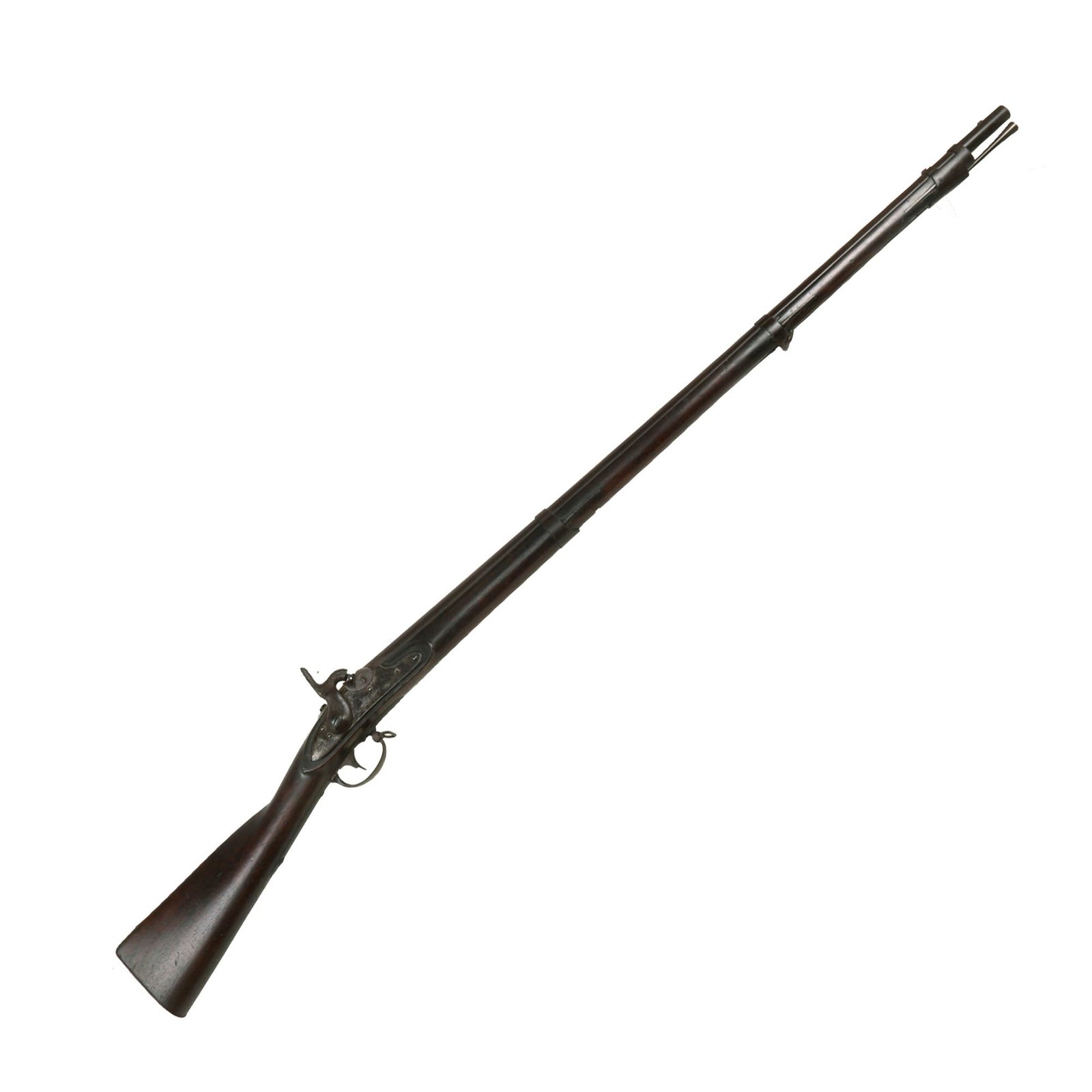 Buy Original U.S. Civil War Era Model 1822 Percussion Converted Musket by M.T. Wickham - dated 1835 | Original Firearms Antique For Sale