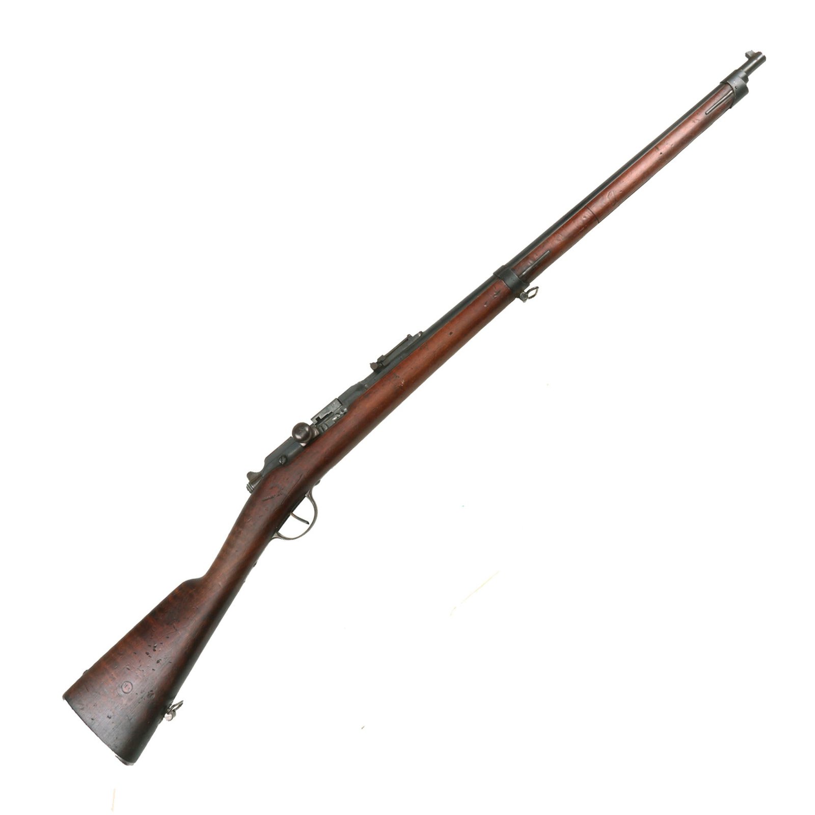 Buy Original French Fusil Gras Modèle 1874 .22 Converted Training Rifle by Châtellerault - Matching Serial AB 8579 - Dated 1879 | Original Firearms Antique For Sale