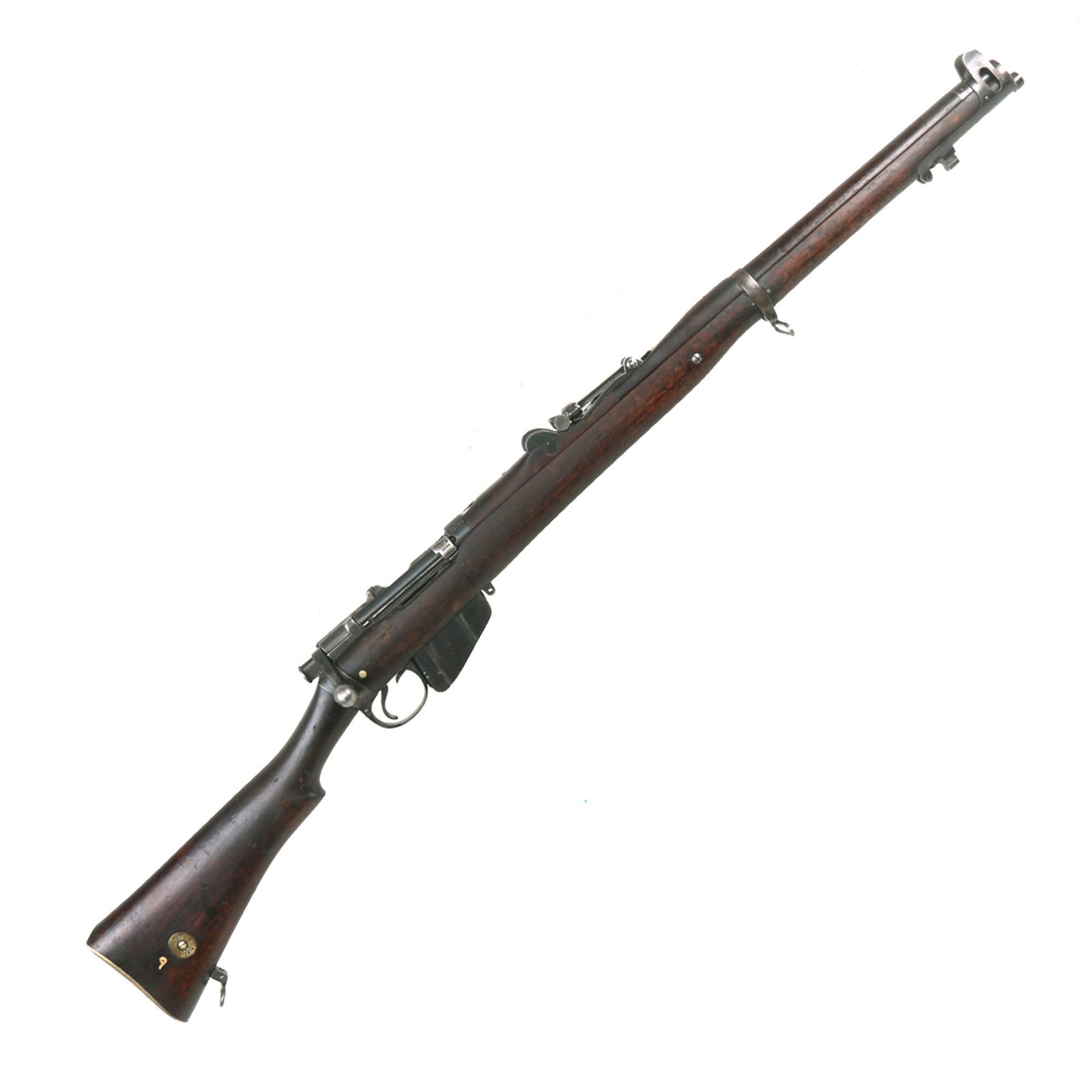 Buy Original British WWI & WWII Lee-Enfield MkI Dated 1897 Converted to S.M.L.E. in 1906 and then to .22 Trainer - Serial P 30106 | Original Firearms Antique For Sale