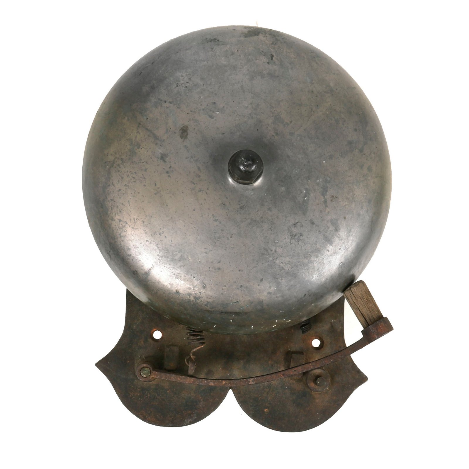 Buy Original U.S. 1890-1930 Era Substantial Boxing Bell with Spring-Loaded Hammer | Original Firearms Antique For Sale