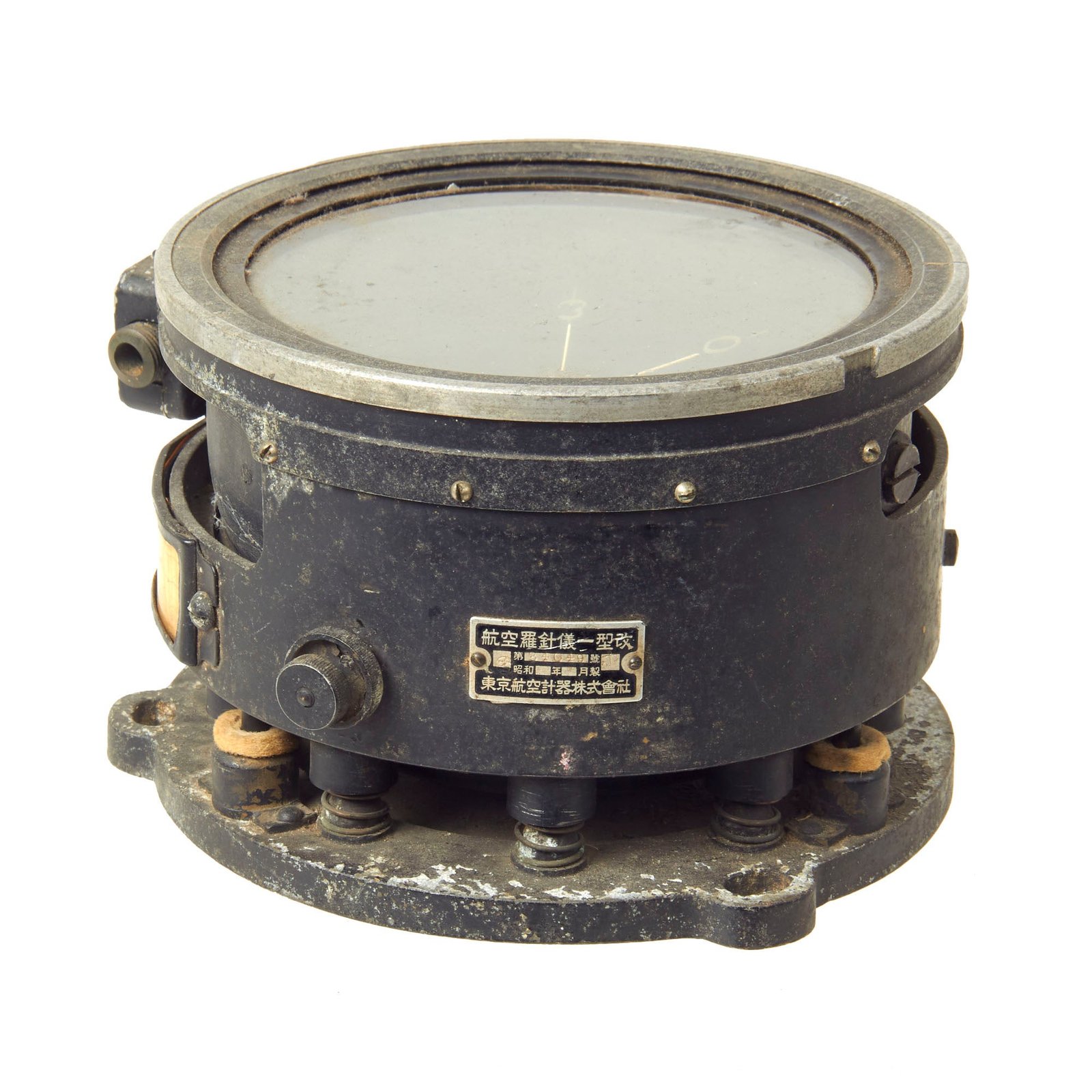 Buy Original Japanese WWII Type 2 Kai Aircraft Compass for the Mitsubishi Navy Type 1 G4M "Betty" Bomber | Original Firearms Antique For Sale