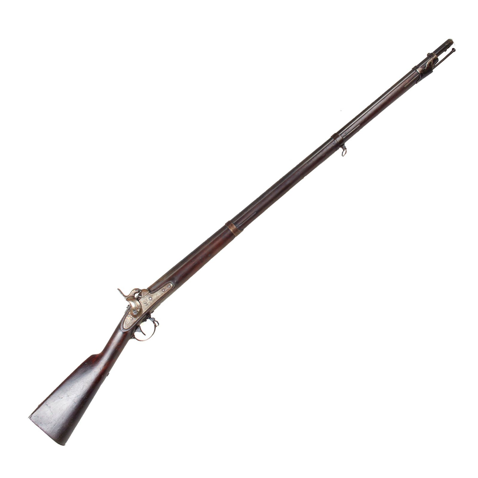 Original U.S. Civil War Era Springfield Model 1842 Percussion Musket by Harpers Ferry Armory - Dated 1852