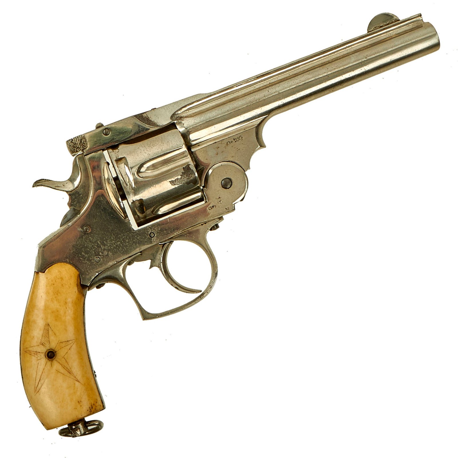 Buy Original European Smith & Wesson Model 3 Revolver Double Action Copy with Ivory Grips | Original Firearms Antique For Sale