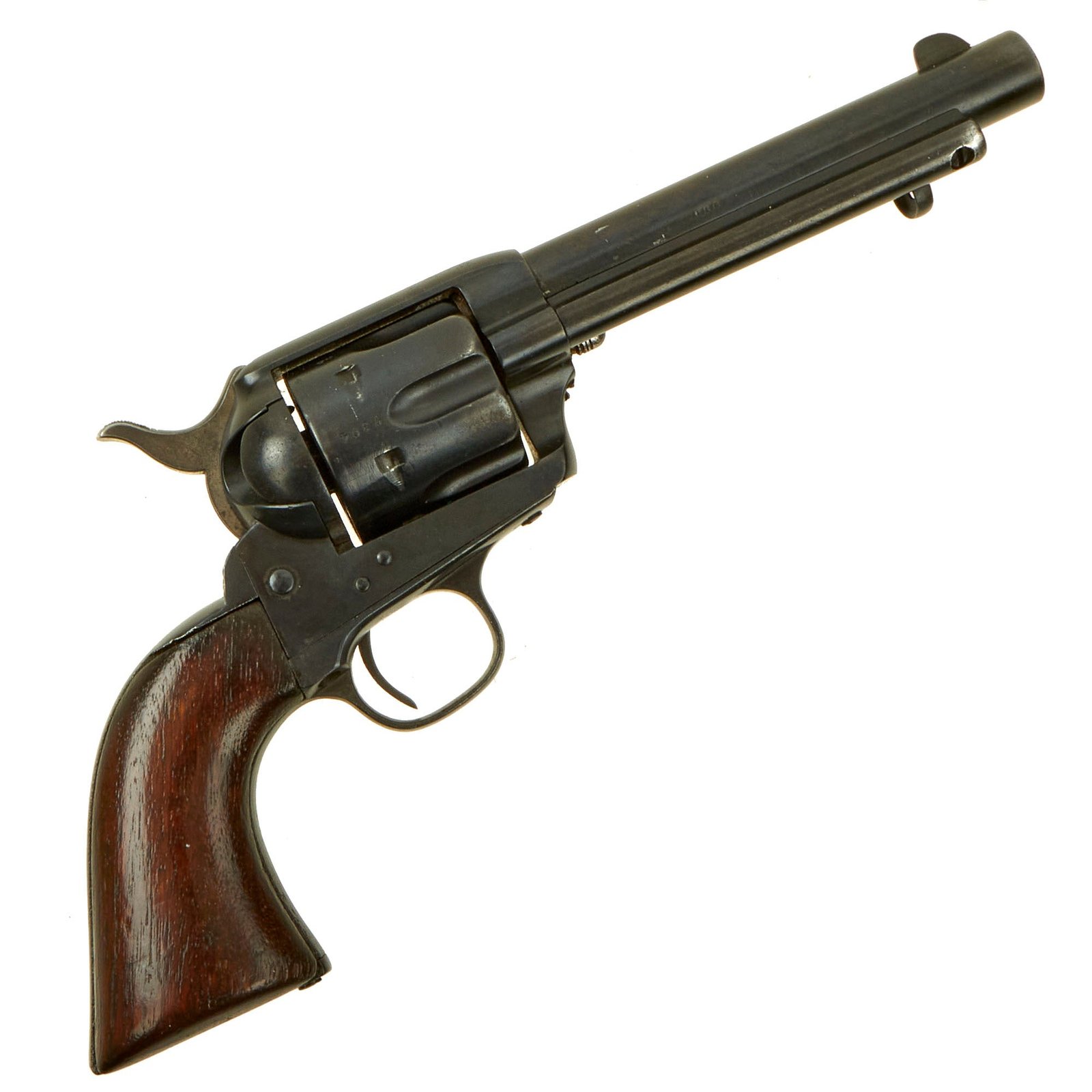 Buy Original U.S. Surcharged "Artillery Model" Reworked Colt .45cal Single Action Army Revolver made in 1885 with 5 1/2" Barrel - Serial 116770 | Original Firearms Antique For Sale