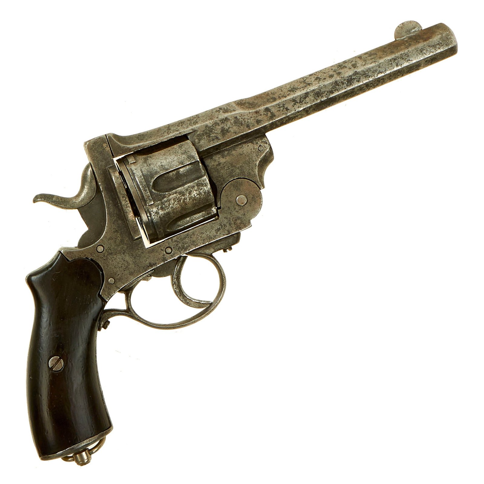 Buy Original Belgian Victorian Webley-Pryse Style Top Break Double Action .450 Revolver - Serial 5566 | Original Firearms Antique For Sale