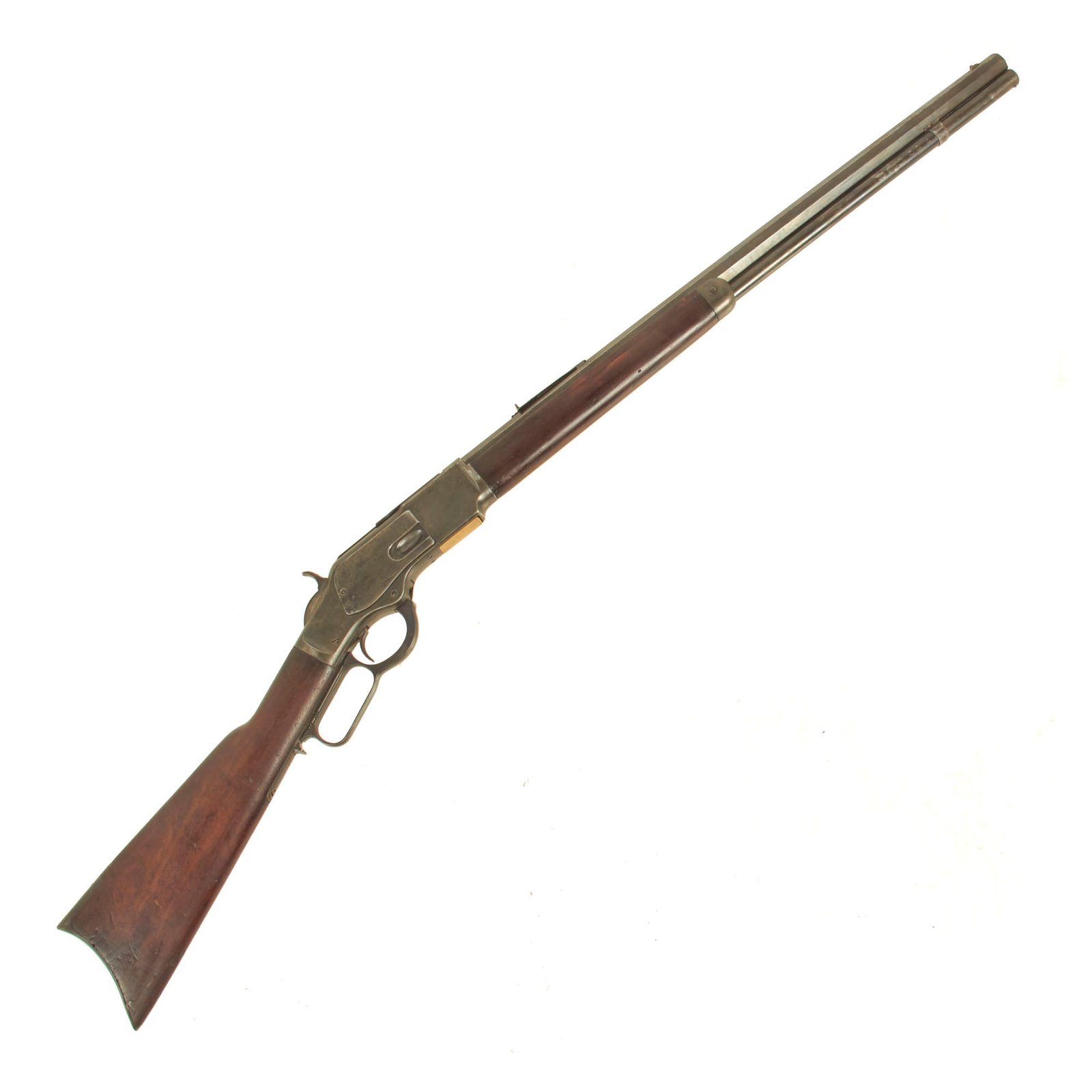 Buy Original U.S. Winchester Model 1873 .44-40 Repeating Rifle with Octagonal Barrel made in 1893 - Serial 460393B | Original Firearms Antique For Sale