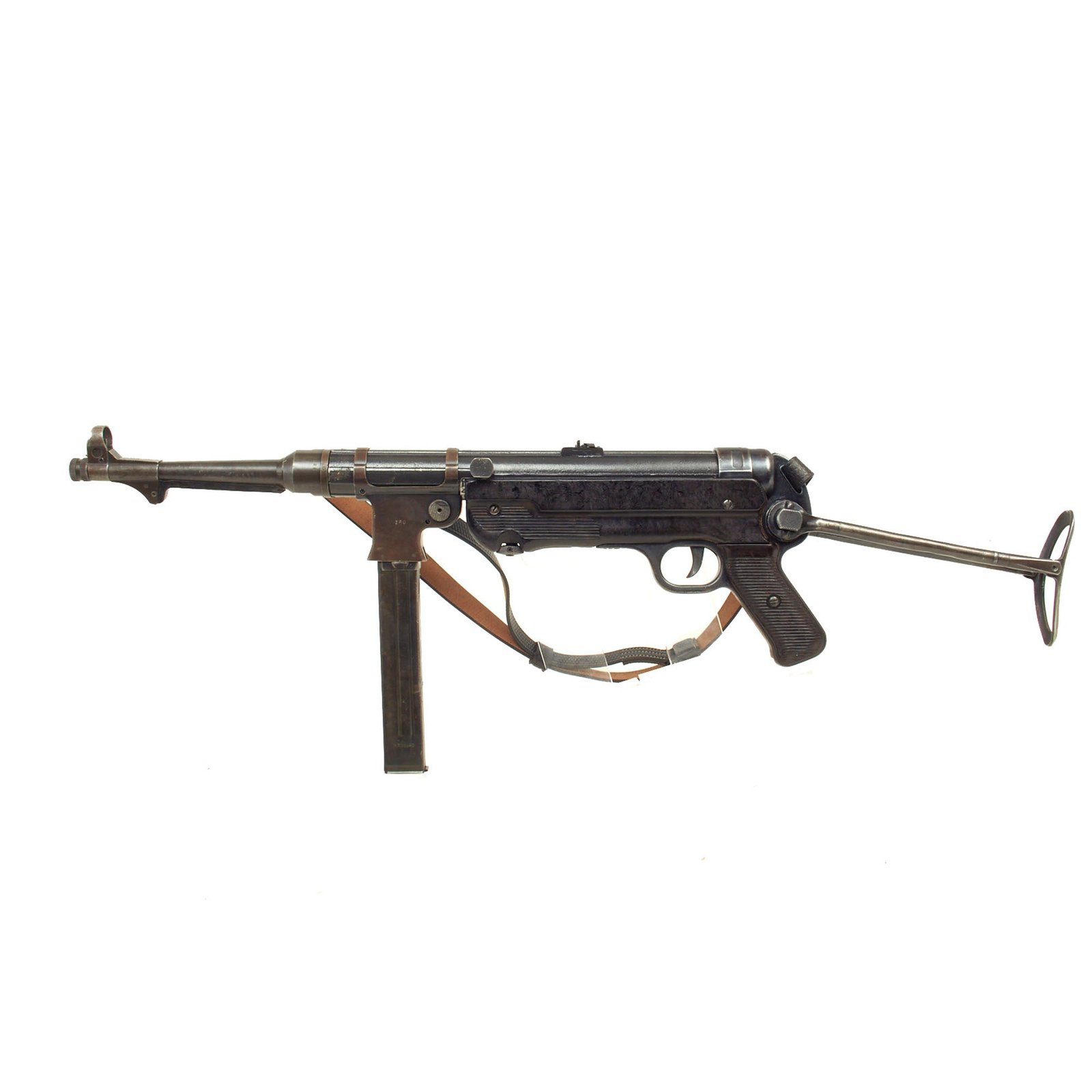 Buy Original German WWII 1943 dated MP 40 Display Gun by Steyr with Live Barrel & Magazine - Serial 1955 c | Original Firearms Antique For Sale