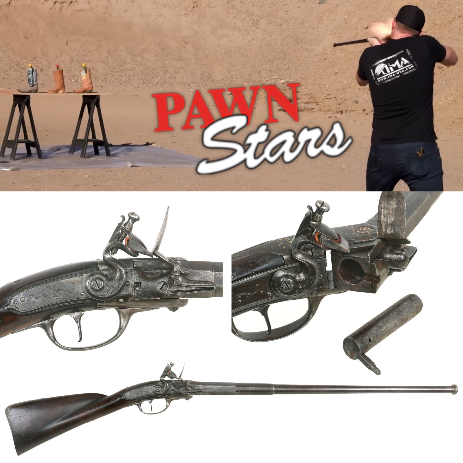 Buy Original British Queen Anne Early 18th Century Engraved Gold Inlay Side Swing Breech Loading Flintlock Rifle with Removable Steel Cartridge - As Seen on History Channel Pawn Stars | Original Firearms Antique For Sale