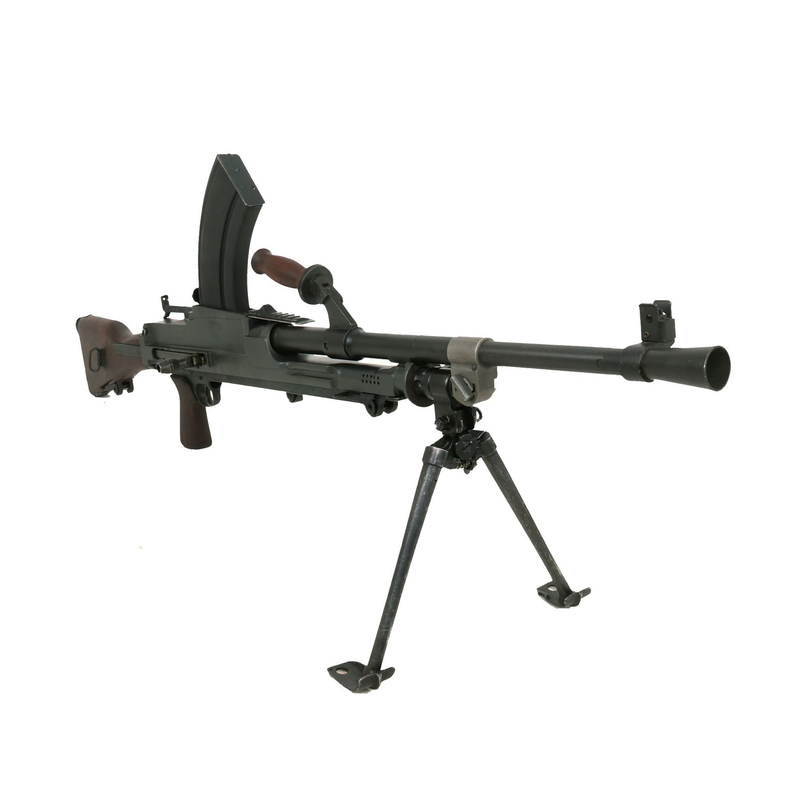 Buy Original WWII 1942 Dated British Bren MkI* Display Light Machine Gun by Lithgow Arsenal Serial A3044 with Live Barrel & Magazine | Original Firearms Antique For Sale